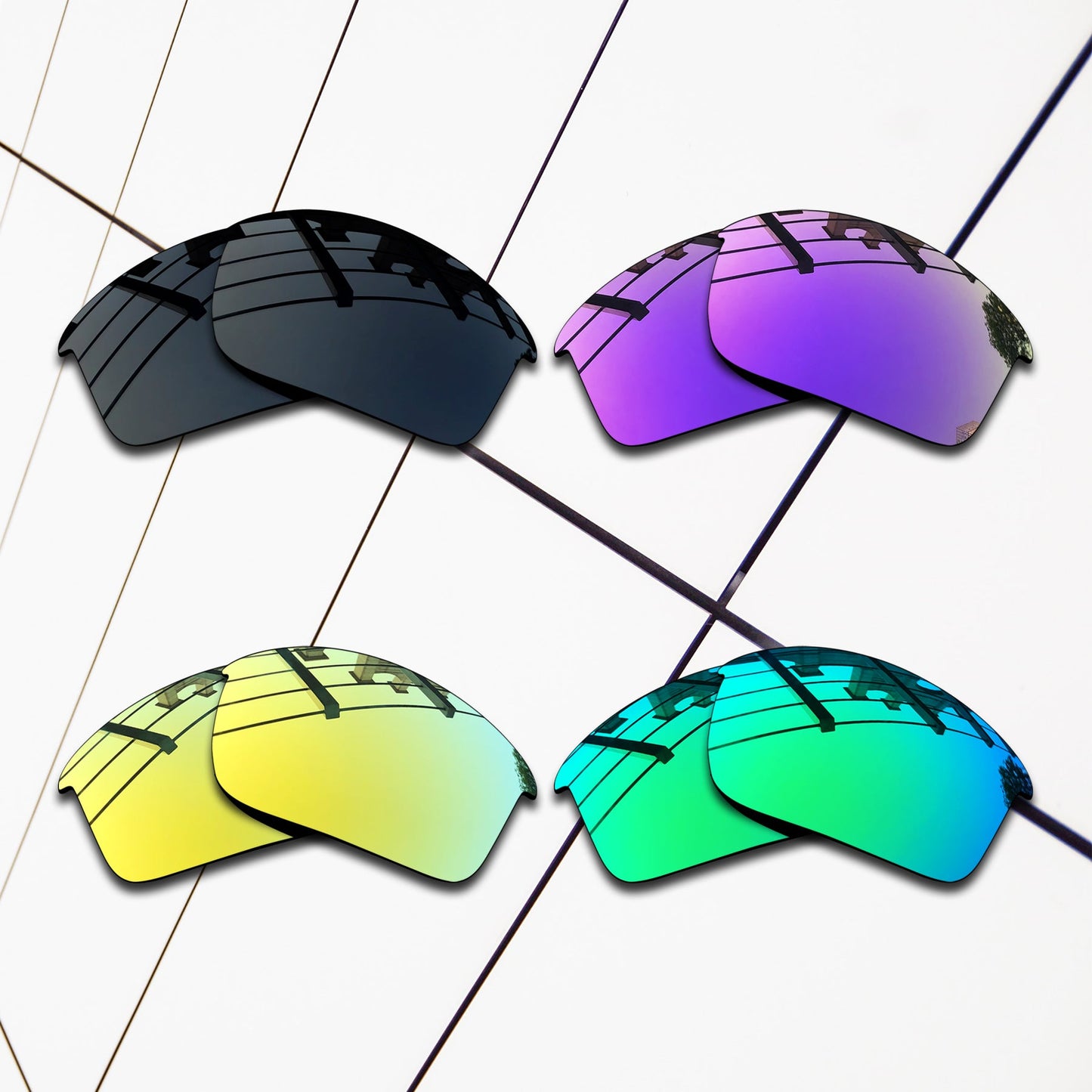 Polarized Replacement Lenses for Oakley Bottle Rocket Sunglasses