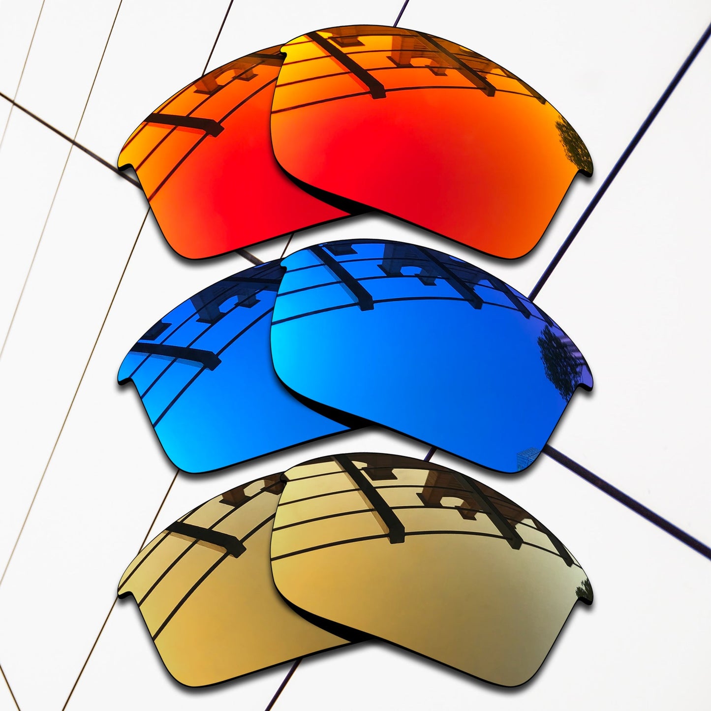 Polarized Replacement Lenses for Oakley Bottle Rocket Sunglasses