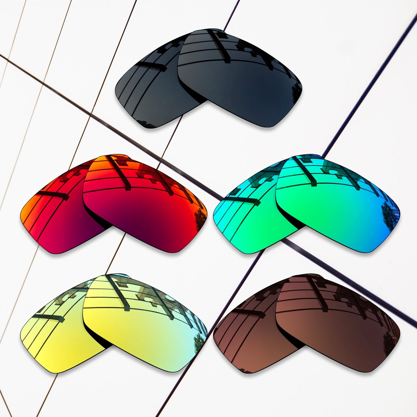 Polarized Replacement Lenses for Oakley Crankcase Sunglasses