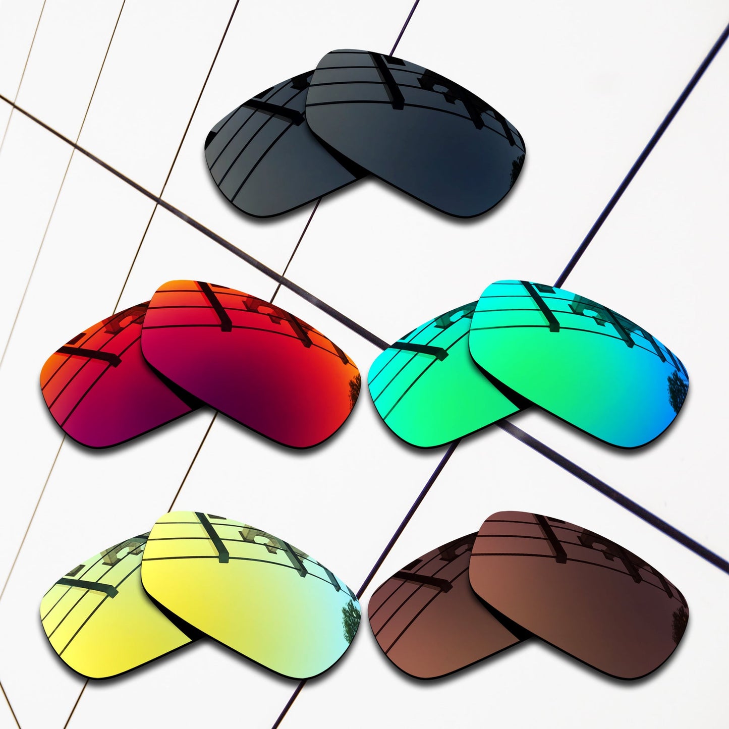 Polarized Replacement Lenses for Oakley Crosshair 2.0 Sunglasses