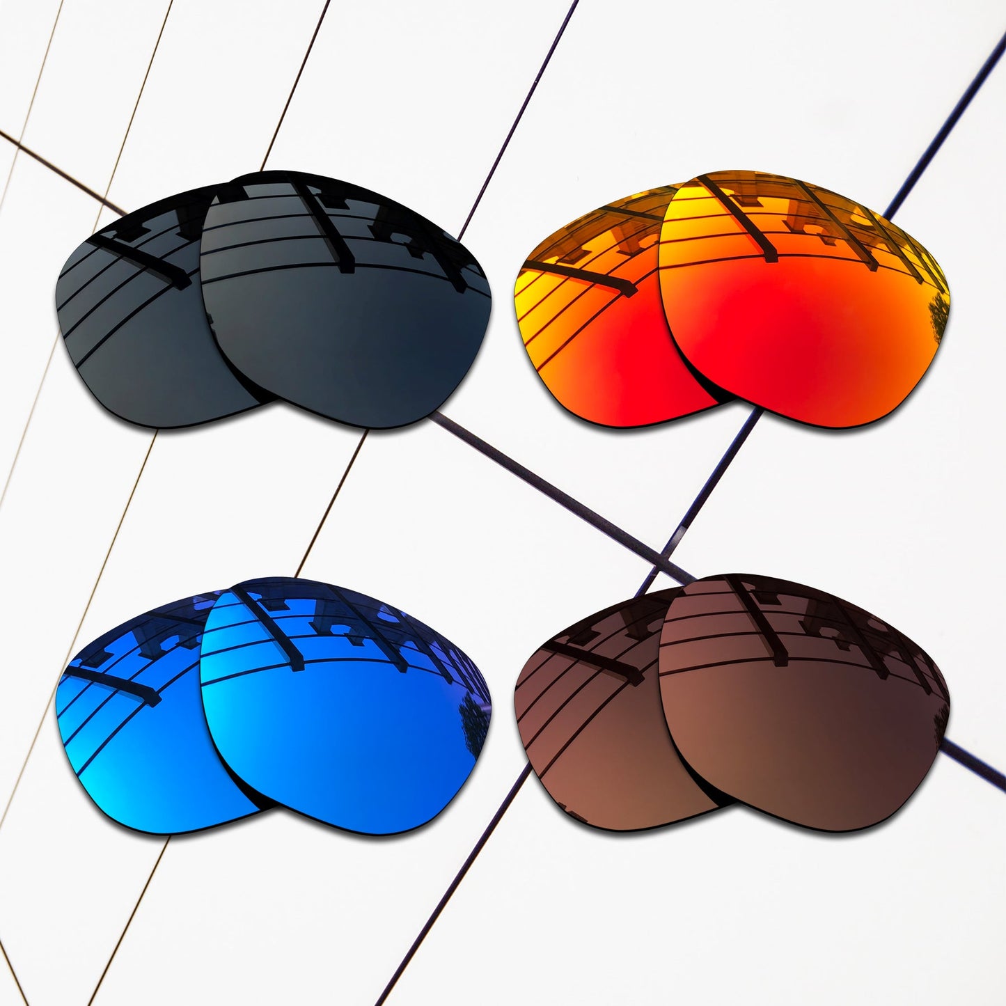 Polarized Replacement Lenses for Oakley Crossrange R Sunglasses