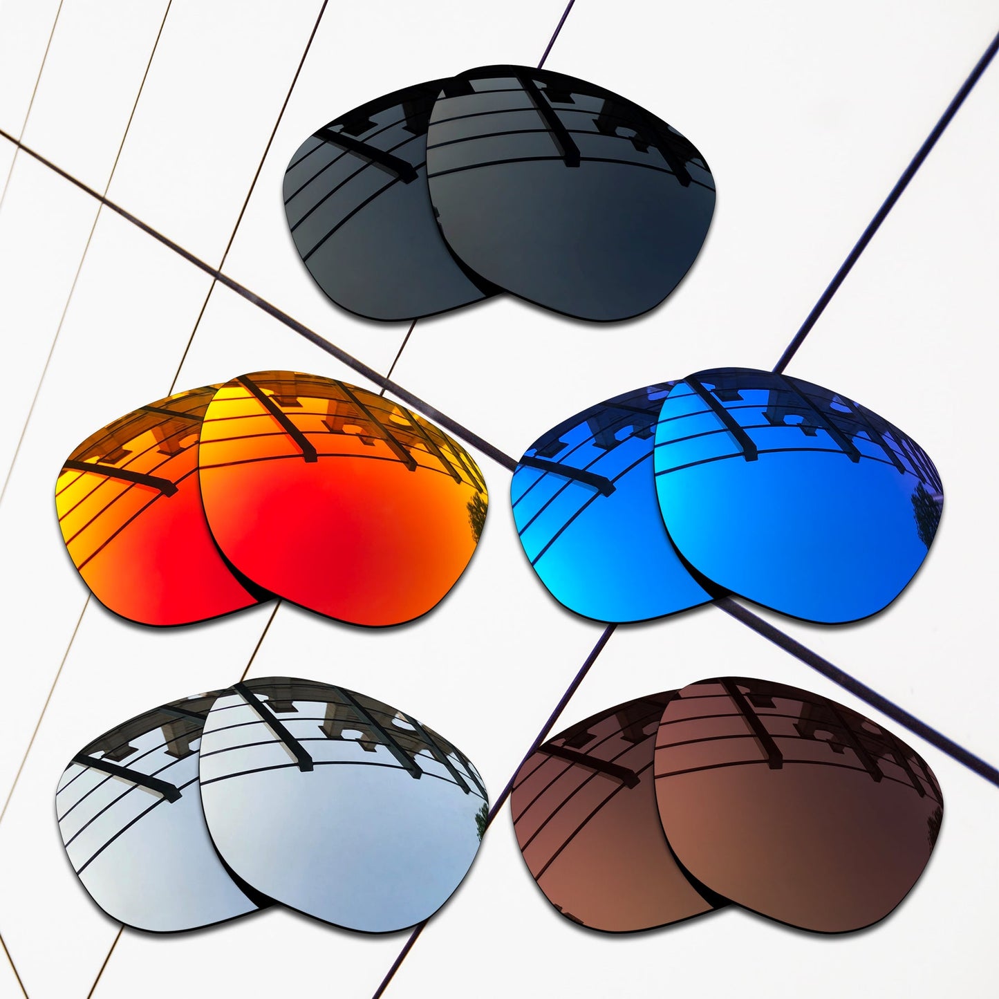 Polarized Replacement Lenses for Oakley Crossrange R Sunglasses