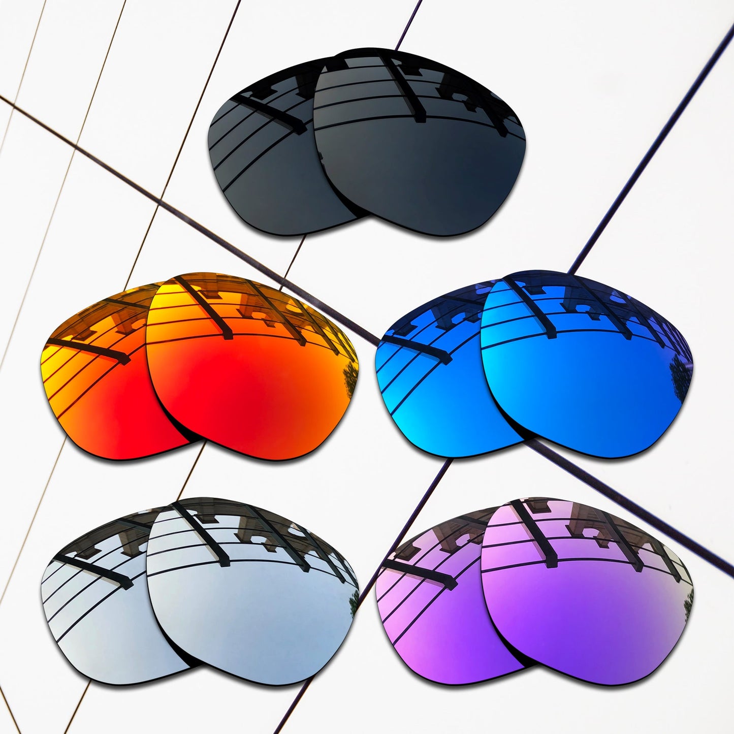 Polarized Replacement Lenses for Oakley Crossrange R Sunglasses