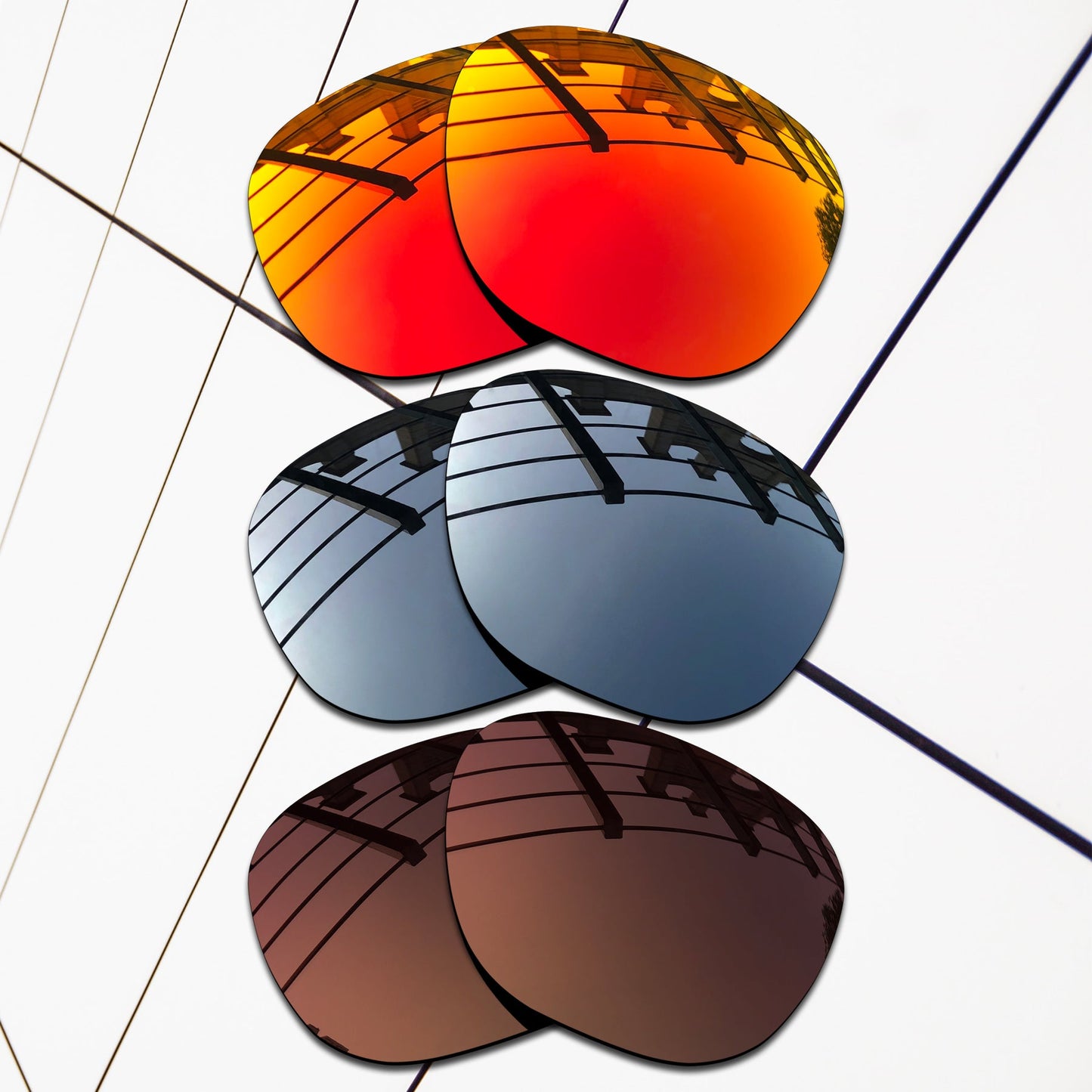 Polarized Replacement Lenses for Oakley Crossrange R Sunglasses