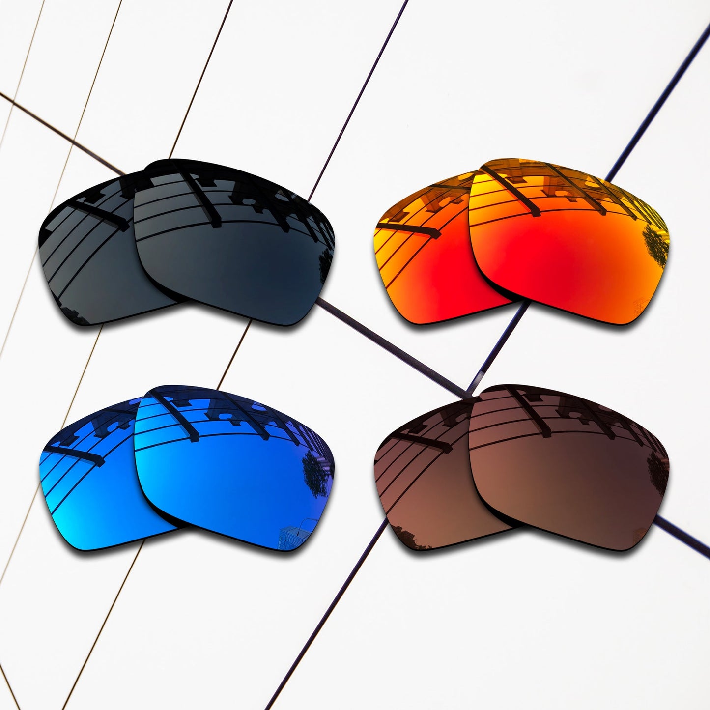Polarized Replacement Lenses for Oakley Crossrange XL Sunglasses