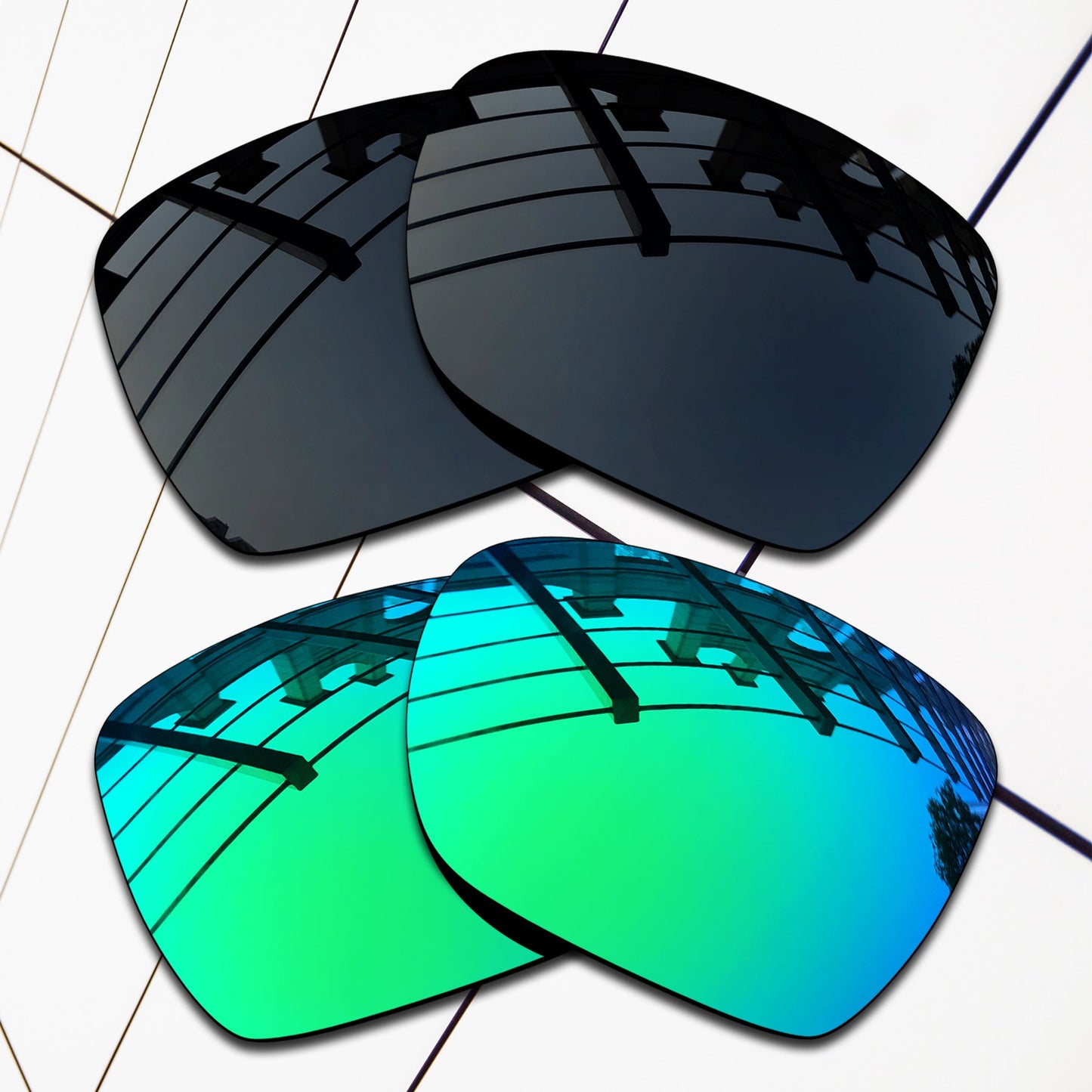 Polarized Replacement Lenses for Oakley Deviation Sunglasses