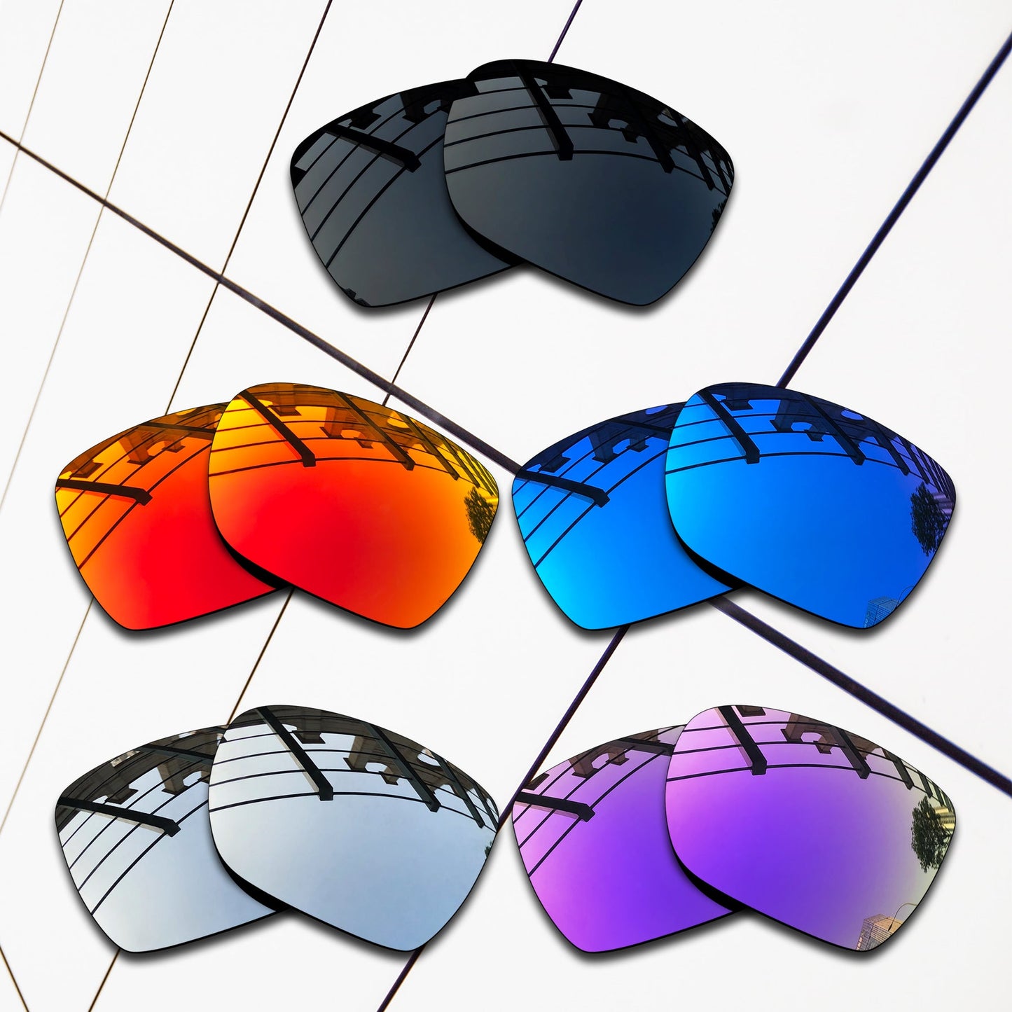 Polarized Replacement Lenses for Oakley Deviation Sunglasses