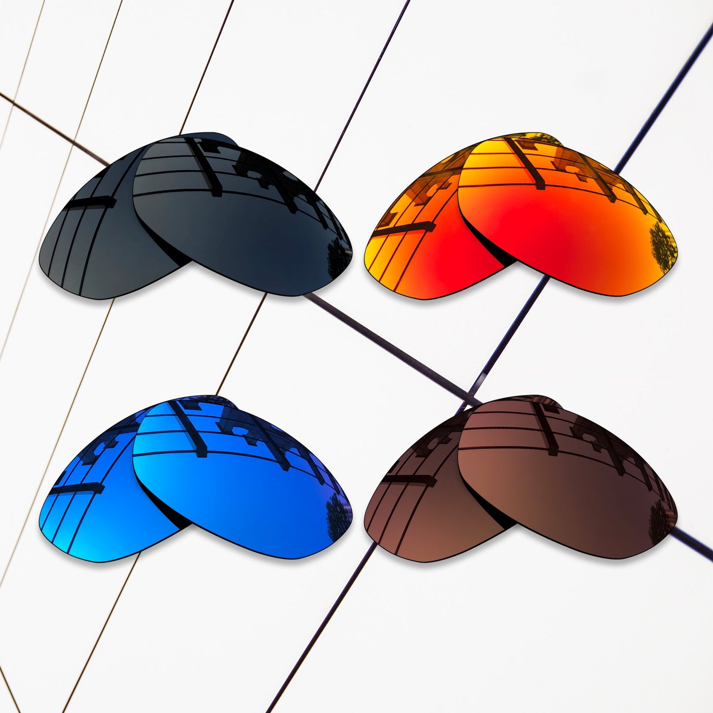 Polarized Replacement Lenses for Oakley Fives 2.0 Sunglasses