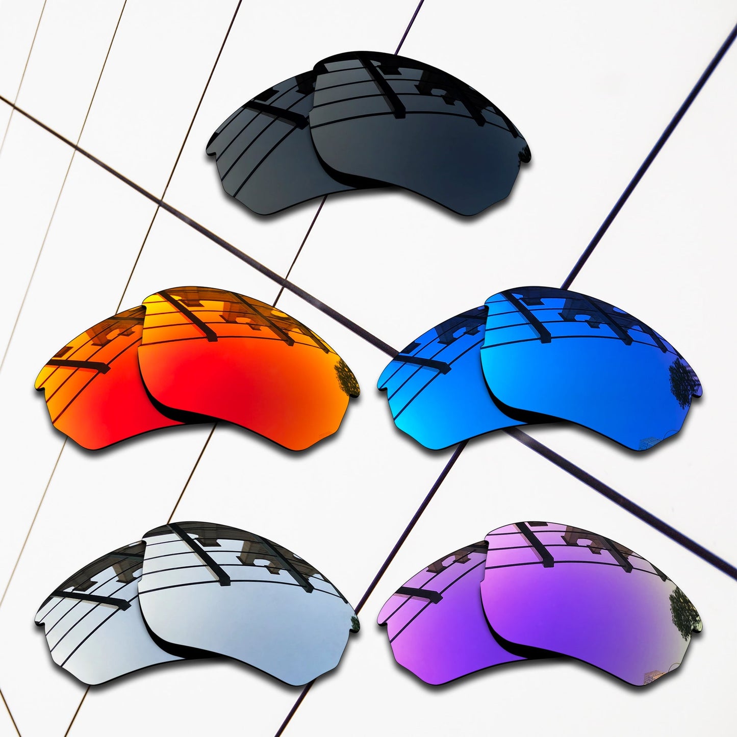 Polarized Replacement Lenses for Oakley Flak Beta Sunglasses