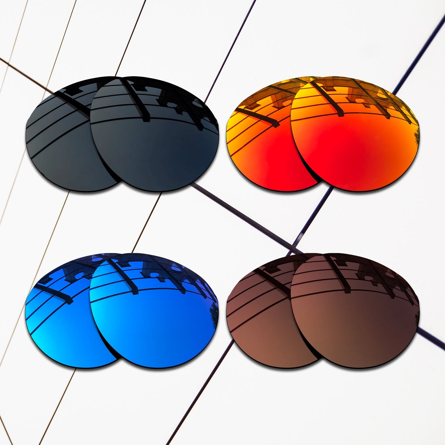 Polarized Replacement Lenses for Oakley Forager Sunglasses
