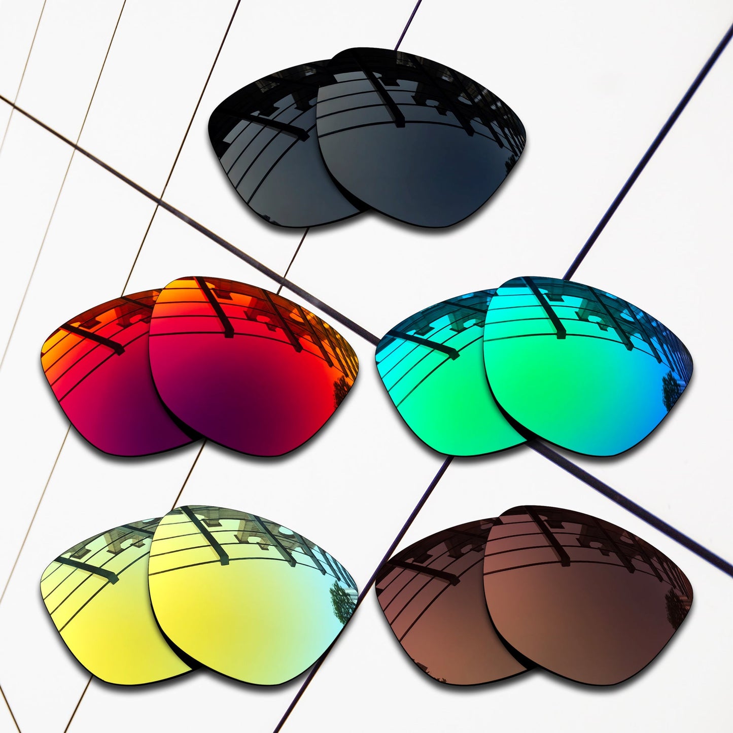 Polarized Replacement Lenses for Oakley Frogskins Sunglasses