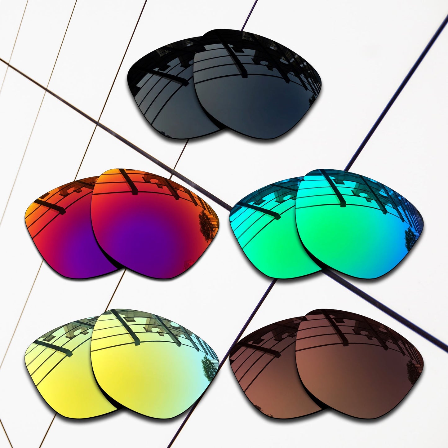 Polarized Replacement Lenses for Oakley Frogskins XS Sunglasses