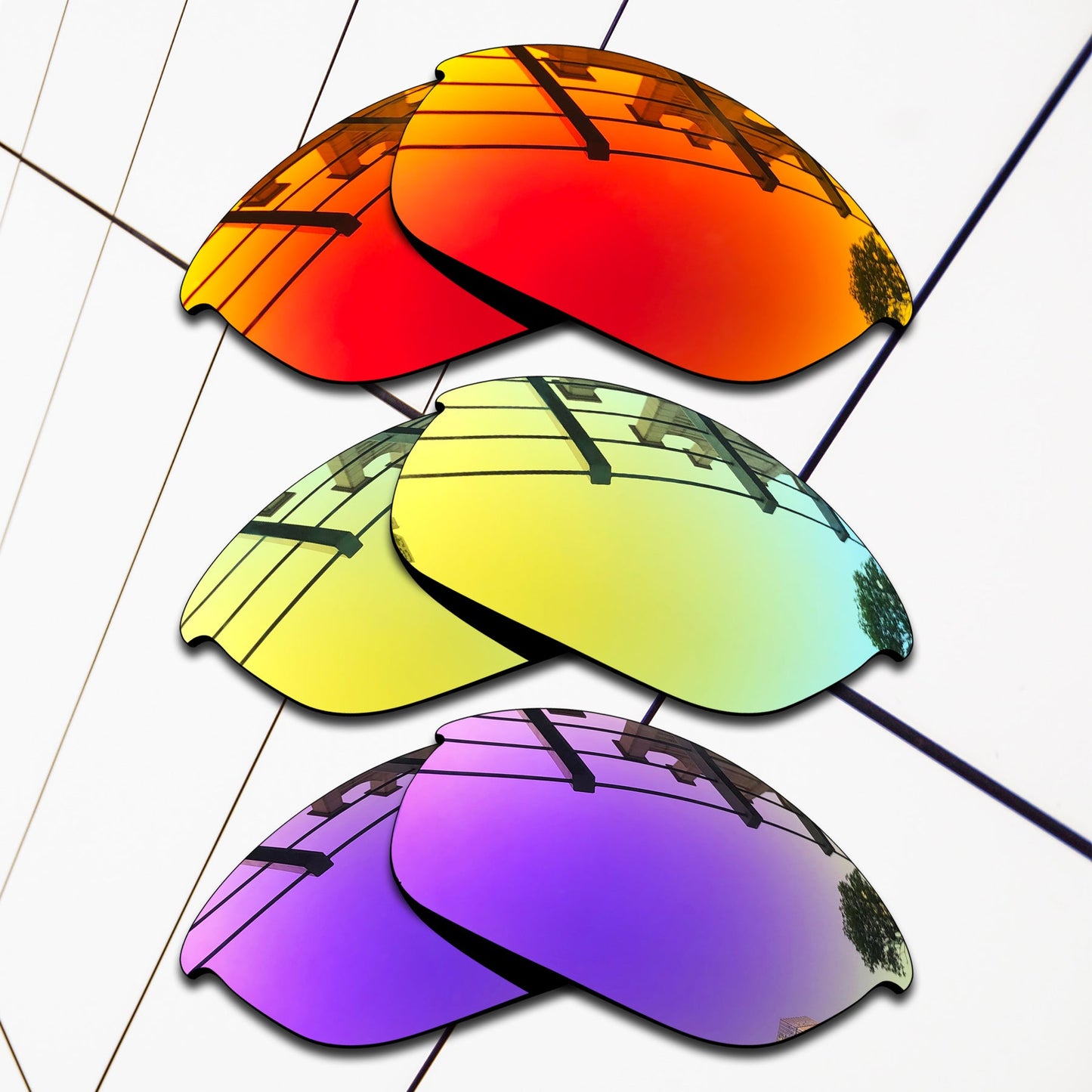 Polarized Replacement Lenses for Oakley Half Jacket 2.0 Sunglasses