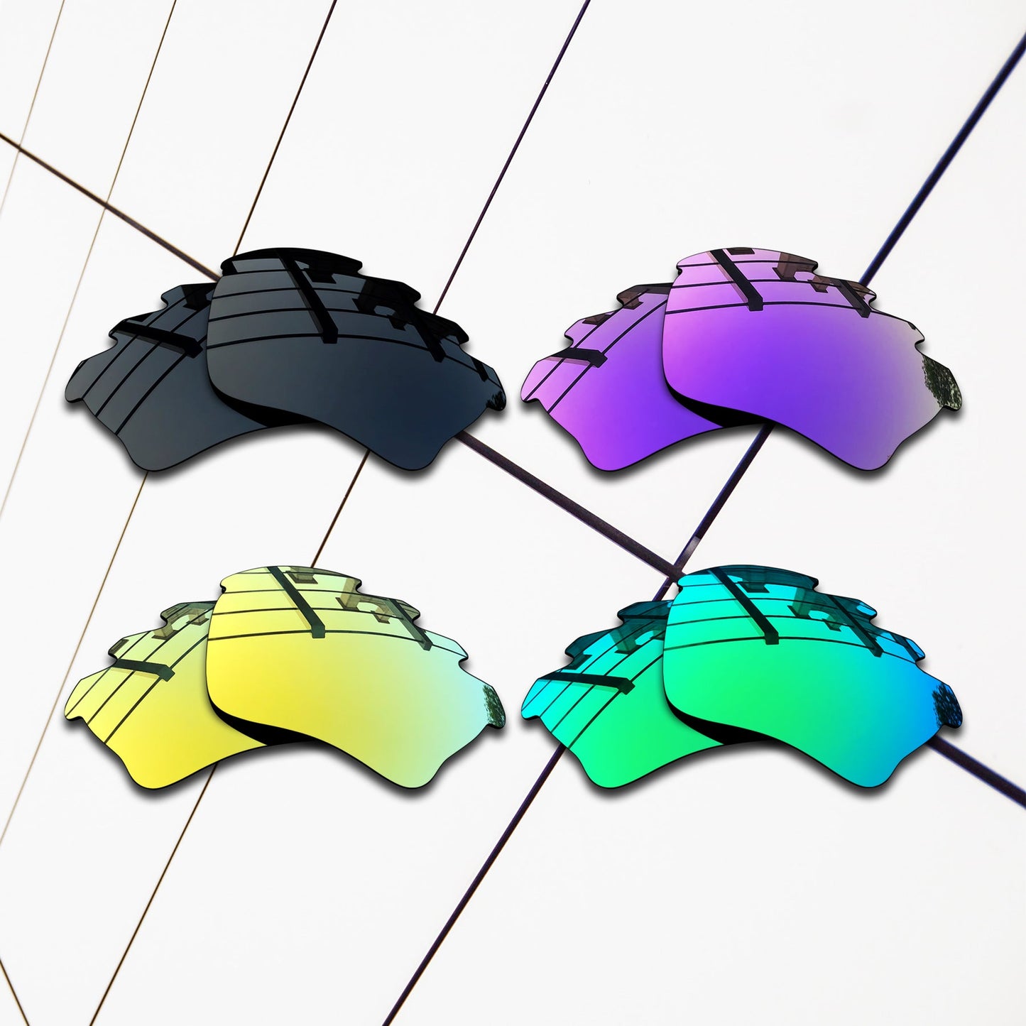 Polarized Replacement Lenses for Oakley Half Jacket XLJ Vented Sunglasses