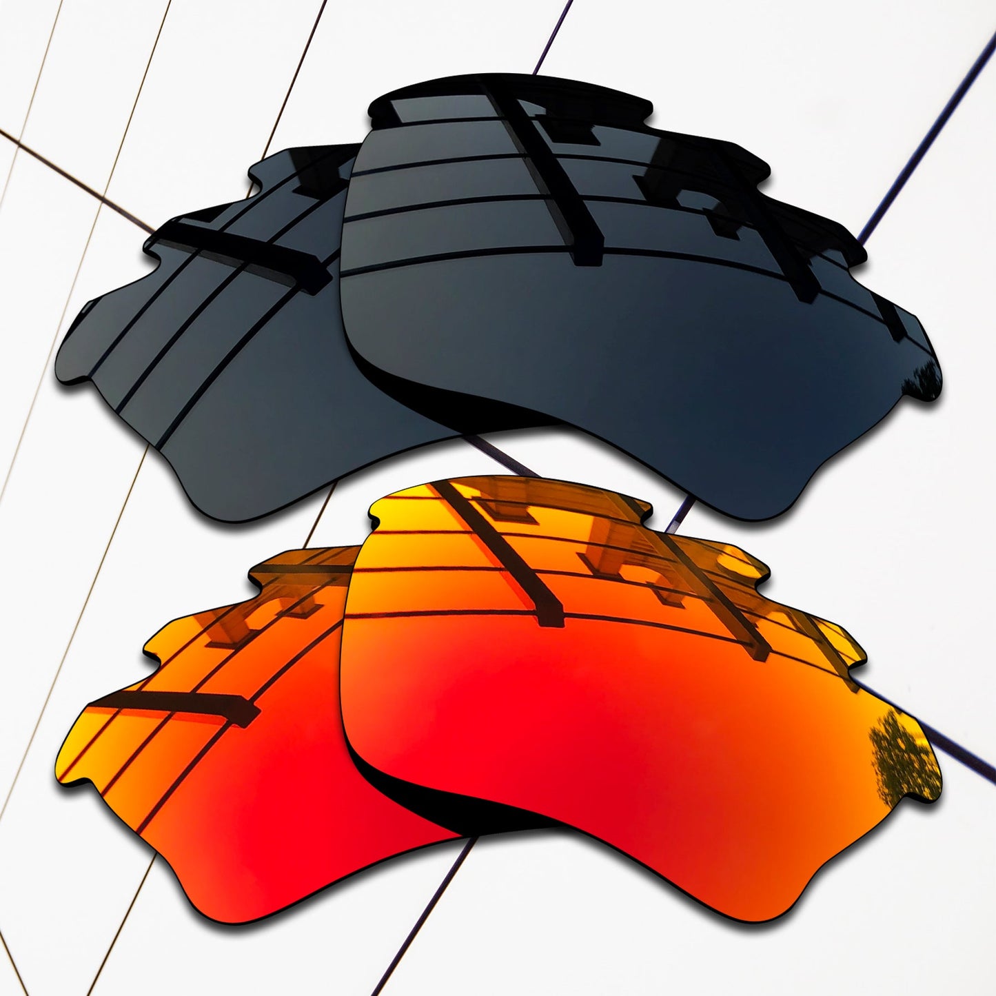 Polarized Replacement Lenses for Oakley Half Jacket XLJ Vented Sunglasses