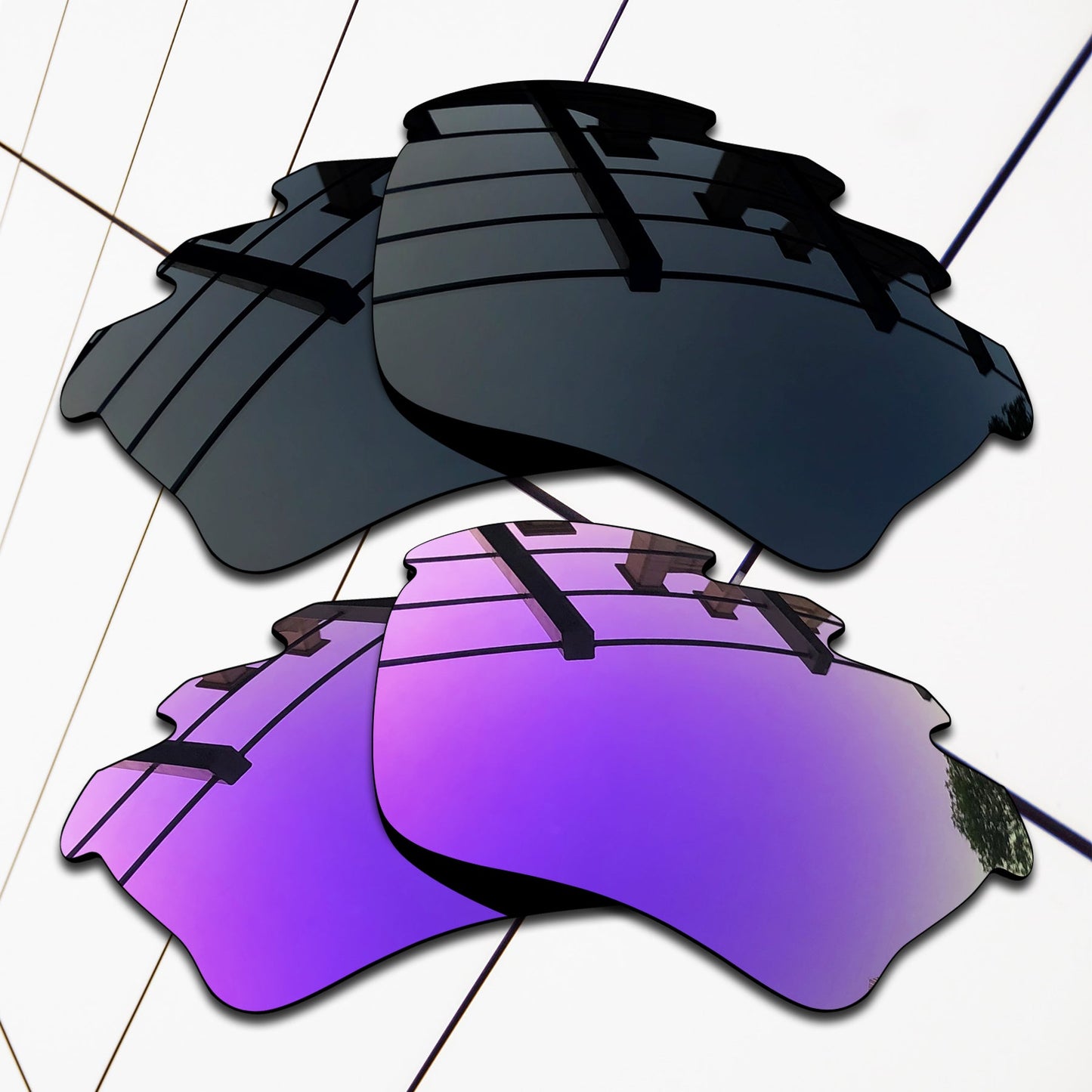Polarized Replacement Lenses for Oakley Half Jacket XLJ Vented Sunglasses