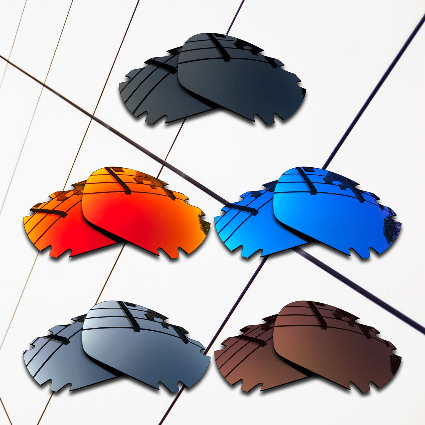 Polarized Replacement Lenses for Oakley Jawbone Vented Sunglasses