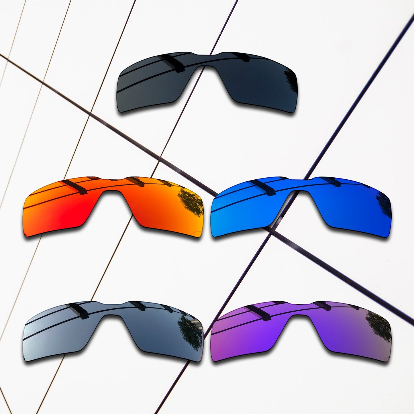 Polarized Replacement Lenses for Oakley Probation Sunglasses