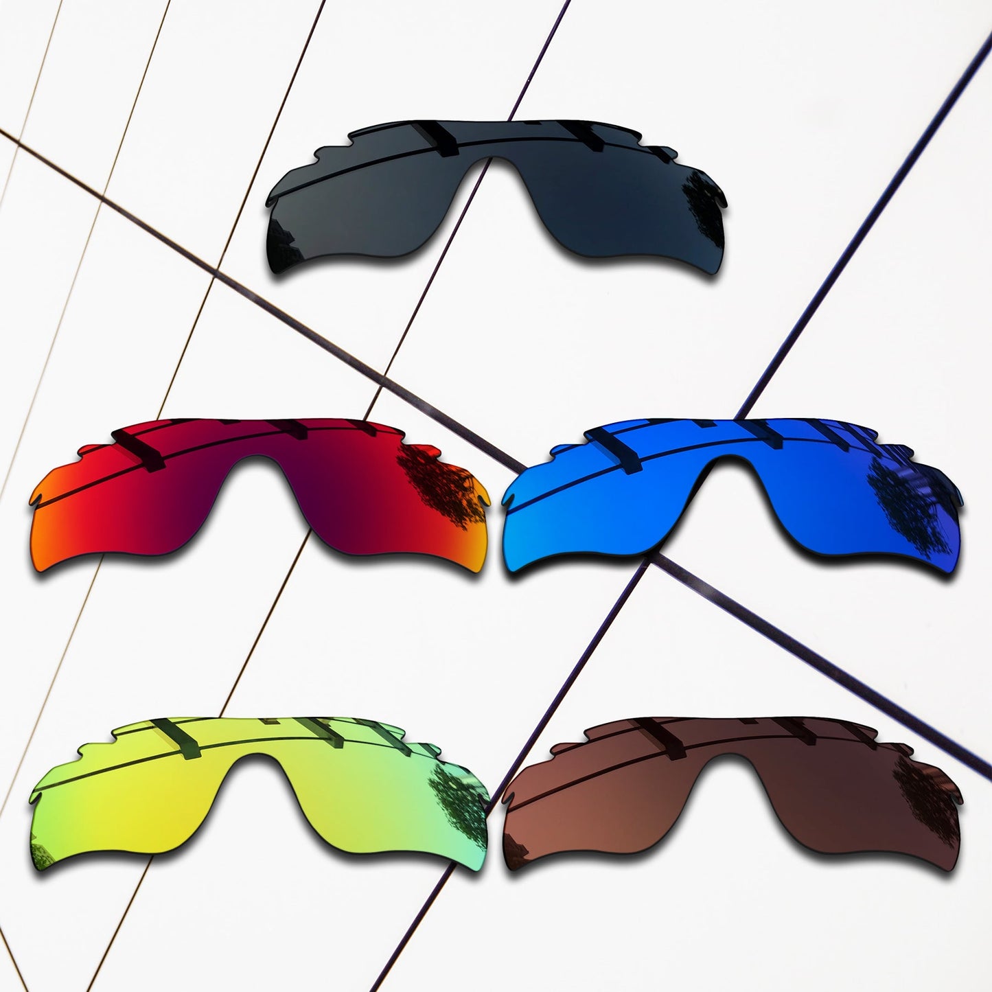 Polarized Replacement Lenses for Oakley RadarLock Path Vented Sunglasses
