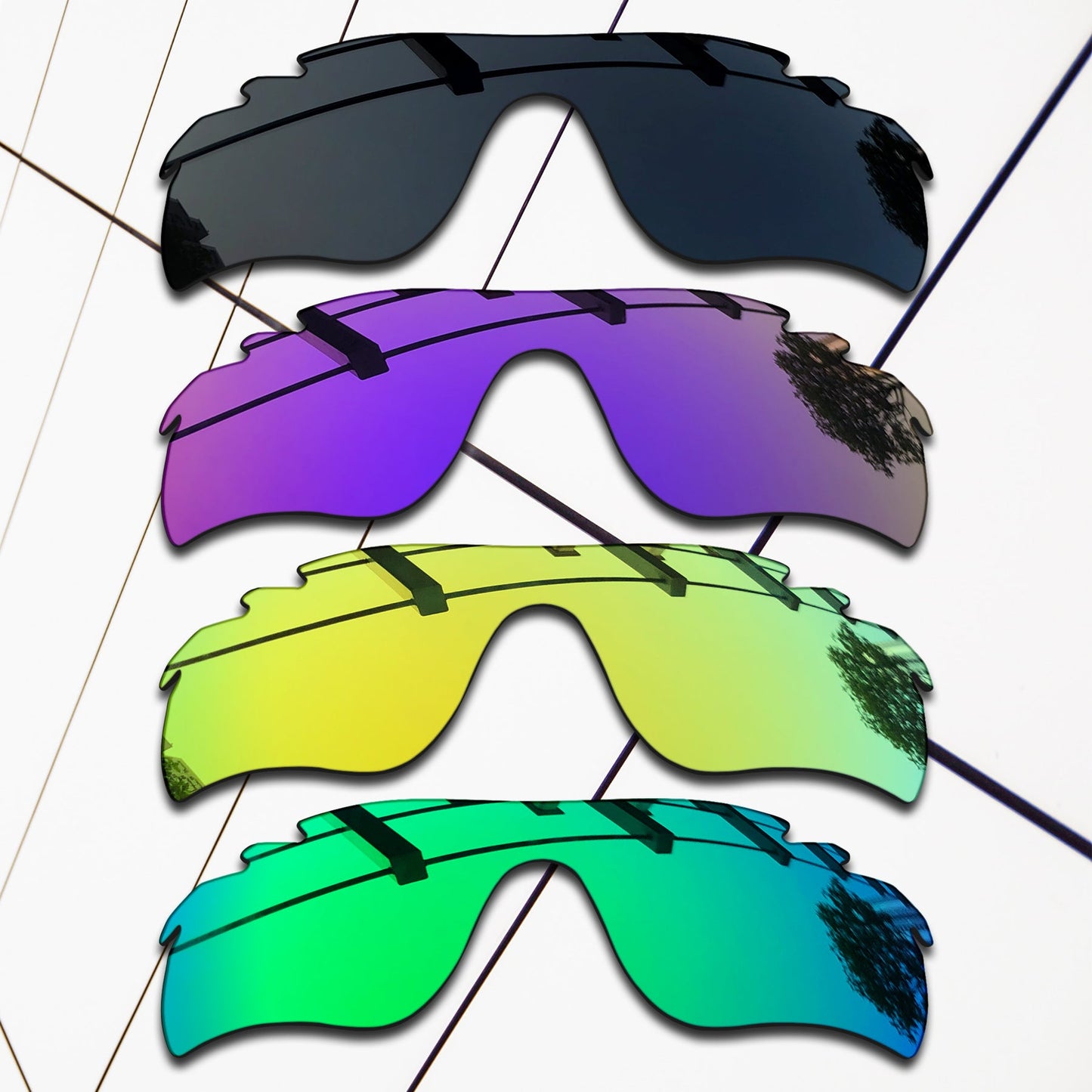 Polarized Replacement Lenses for Oakley RadarLock Path Vented Sunglasses