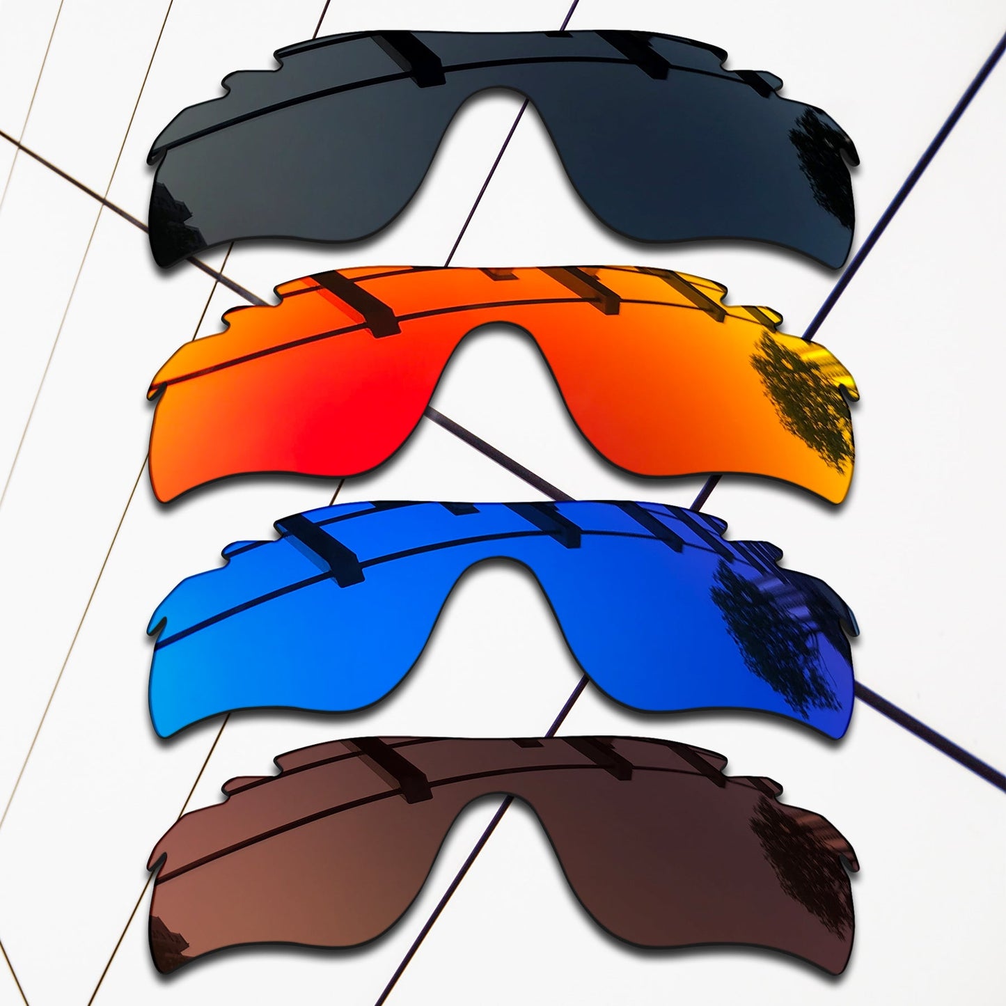 Polarized Replacement Lenses for Oakley RadarLock Path Vented Sunglasses