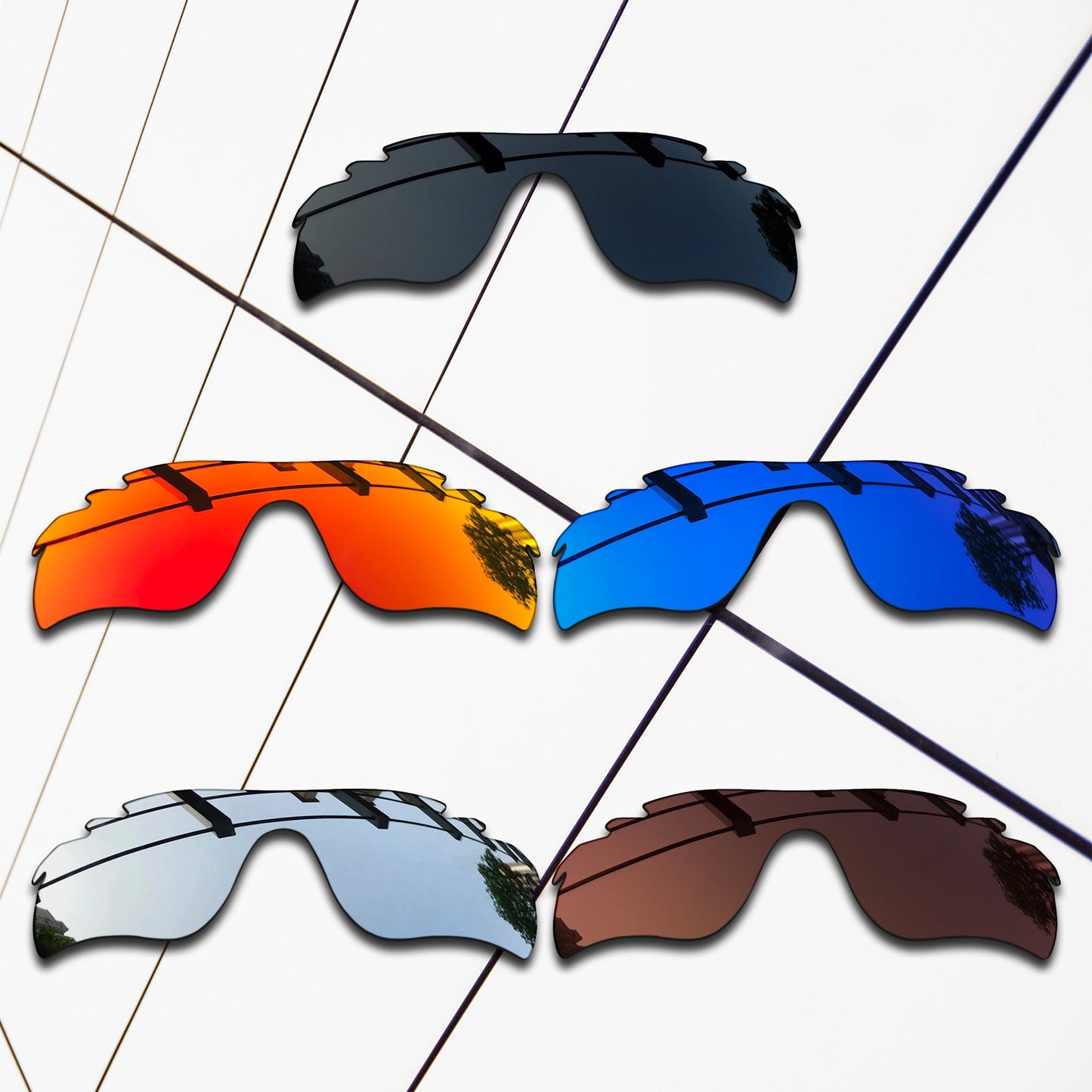 Polarized Replacement Lenses for Oakley RadarLock Path Vented Sunglasses