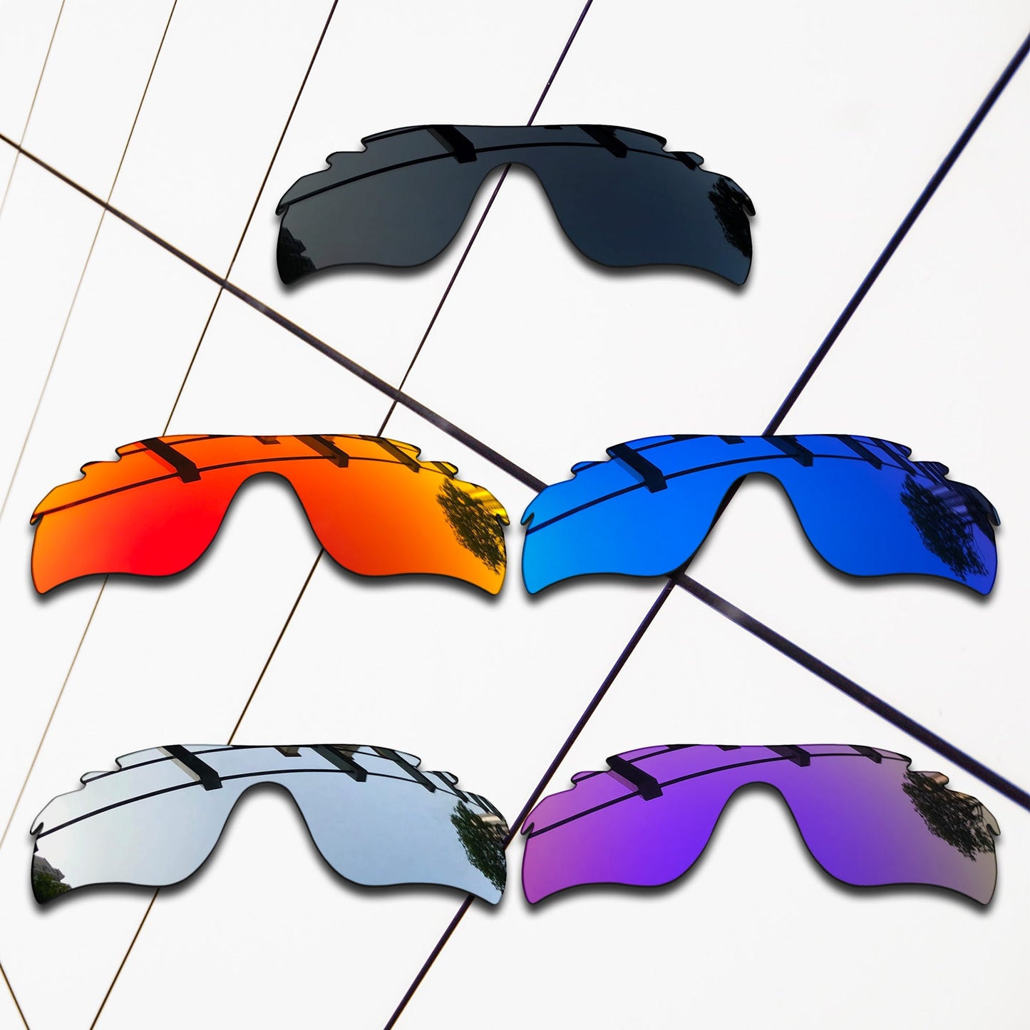 Polarized Replacement Lenses for Oakley RadarLock Path Vented Sunglasses