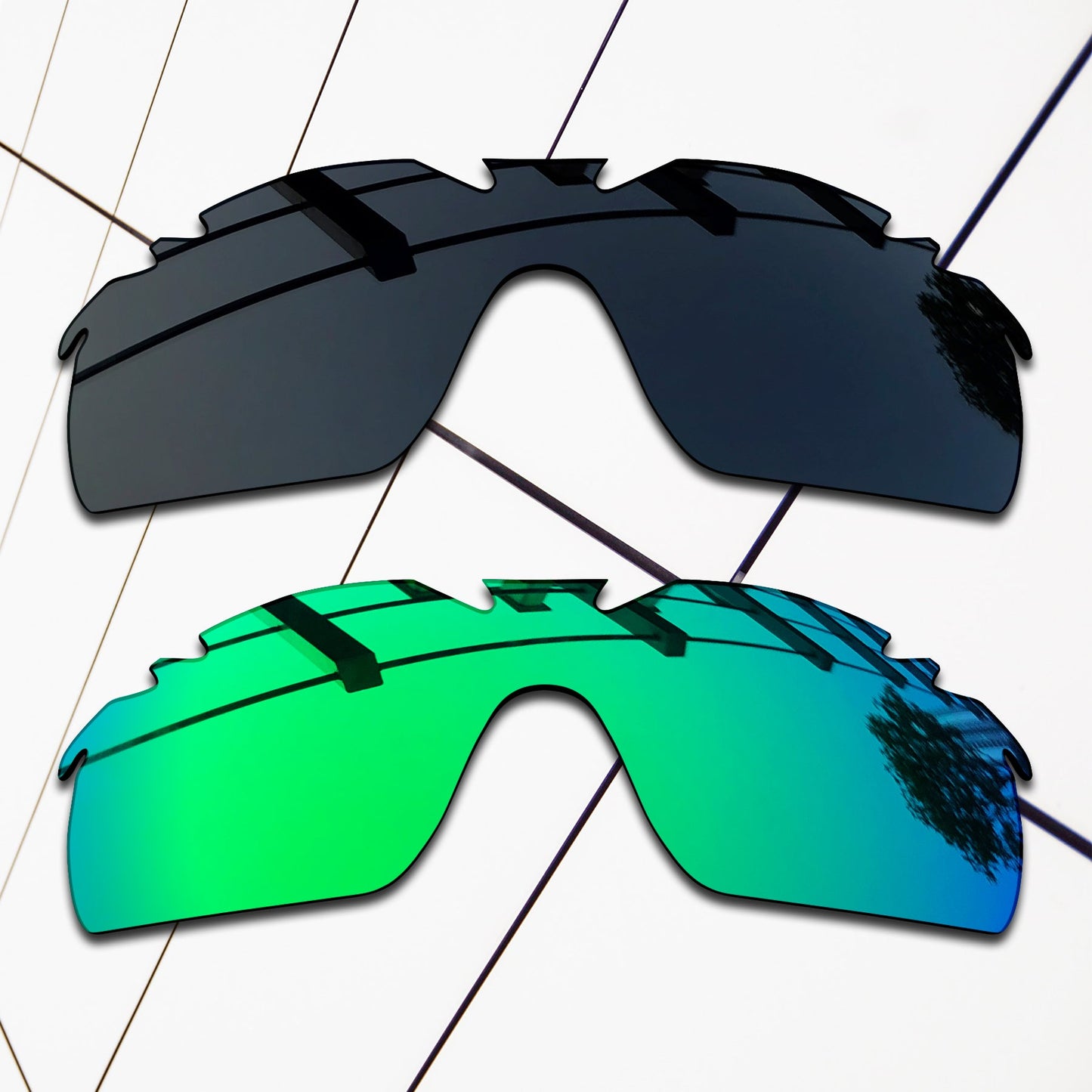 Polarized Replacement Lenses for Oakley RadarLock XL Vented Sunglasses