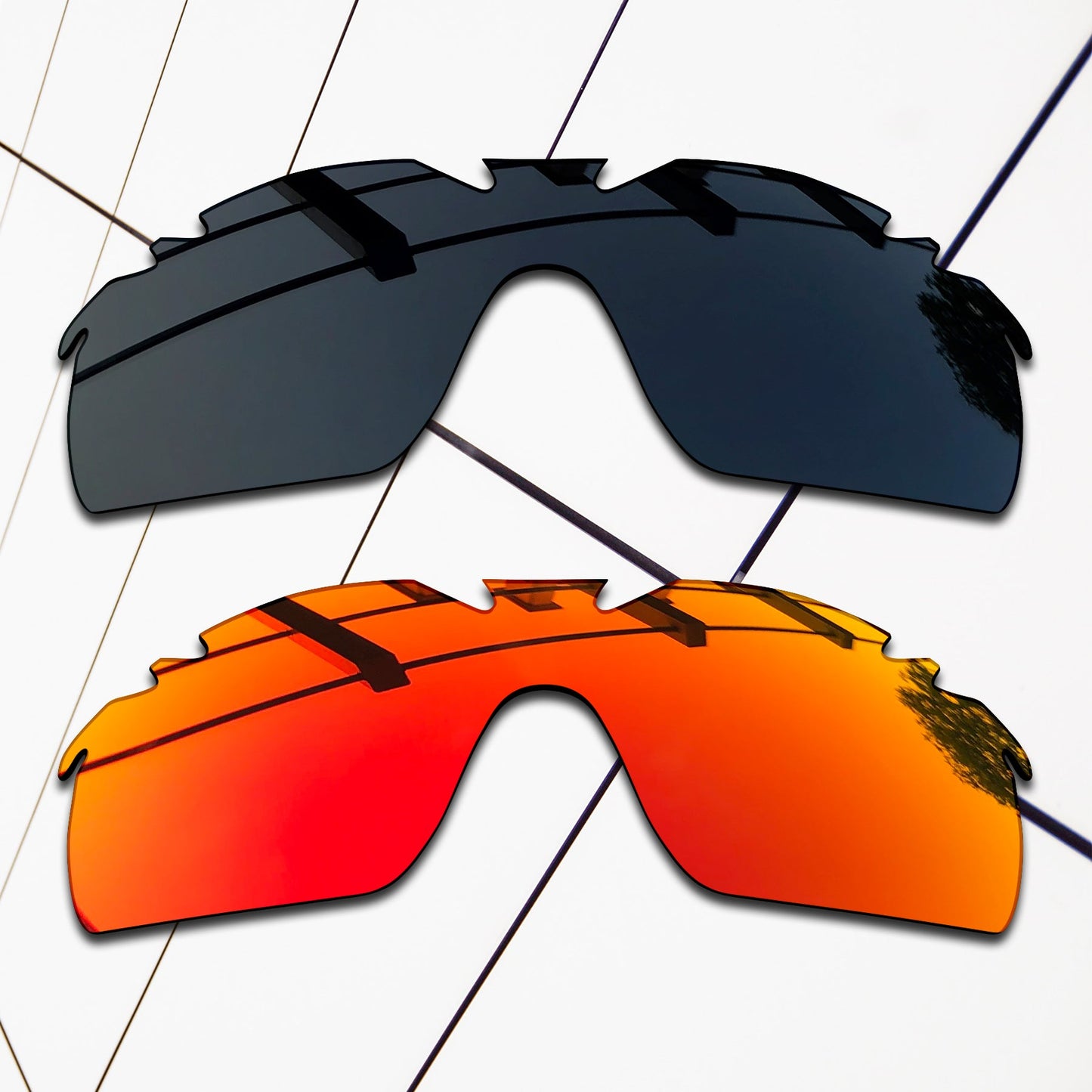 Polarized Replacement Lenses for Oakley RadarLock XL Vented Sunglasses