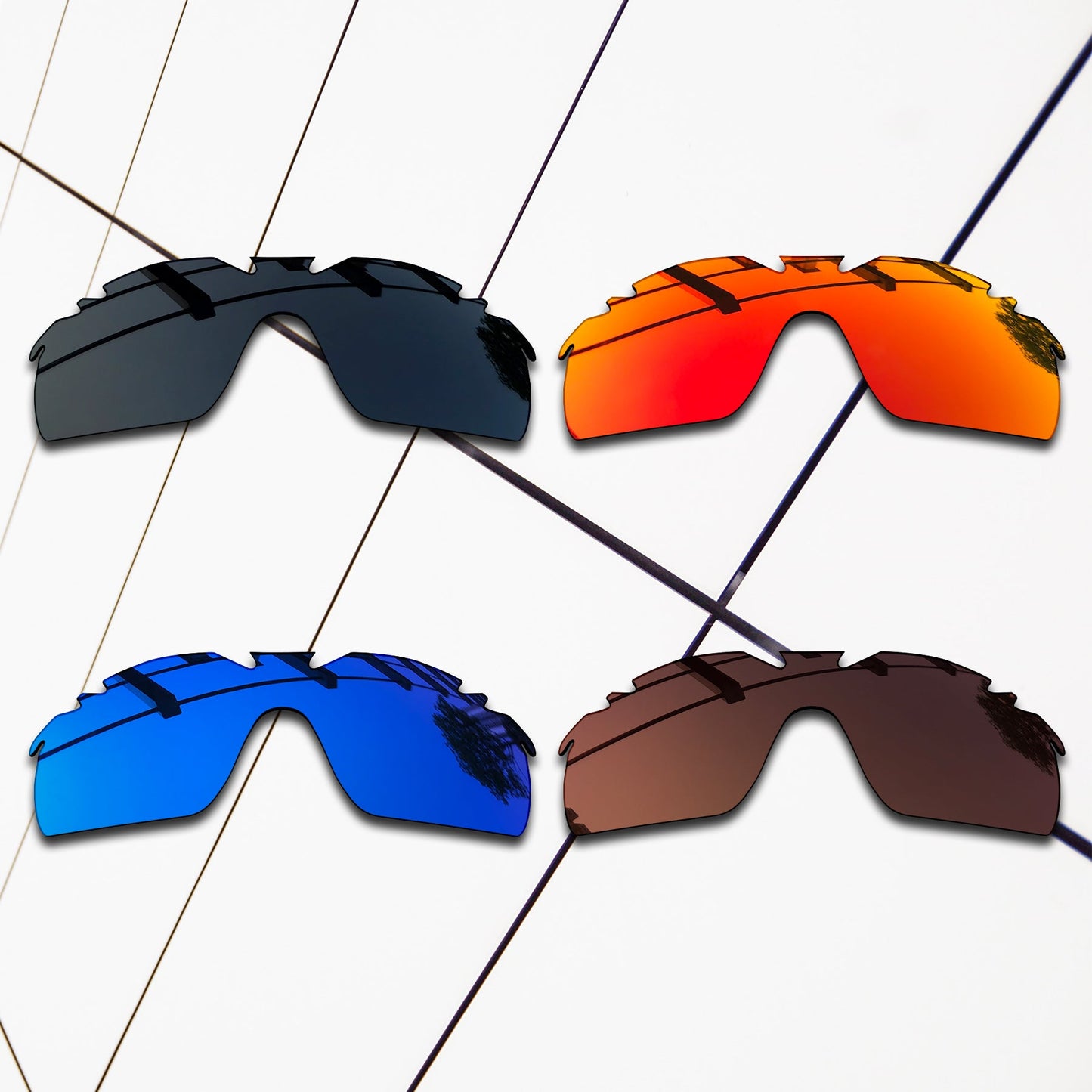 Polarized Replacement Lenses for Oakley RadarLock XL Vented Sunglasses