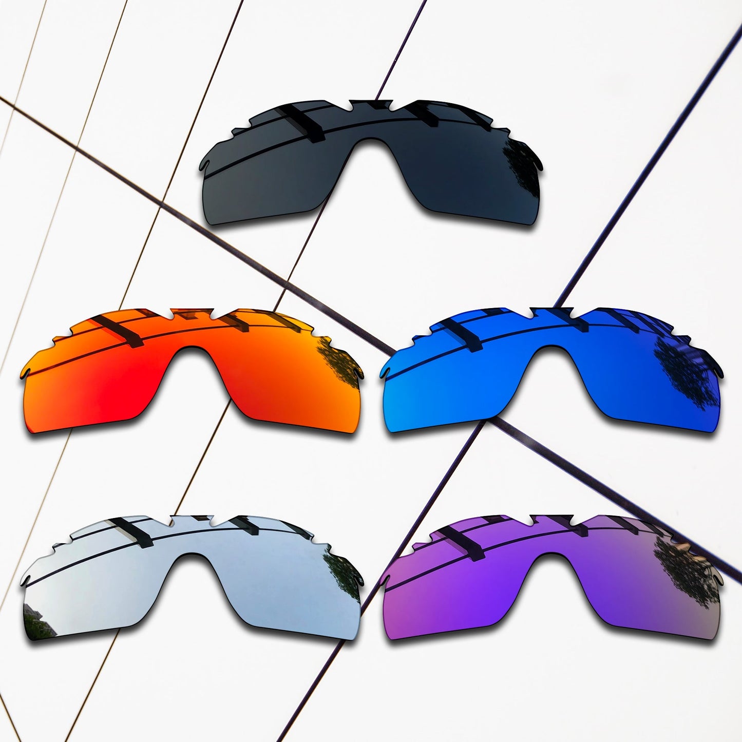 Polarized Replacement Lenses for Oakley RadarLock XL Vented Sunglasses