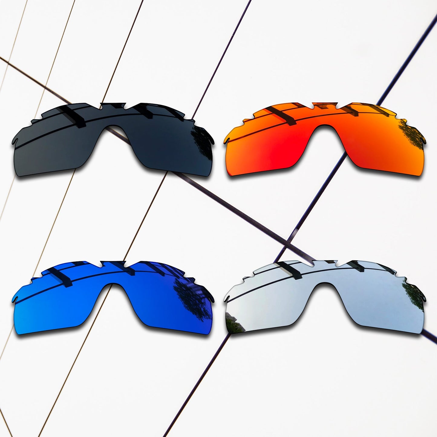 Polarized Replacement Lenses for Oakley RadarLock XL Vented Sunglasses