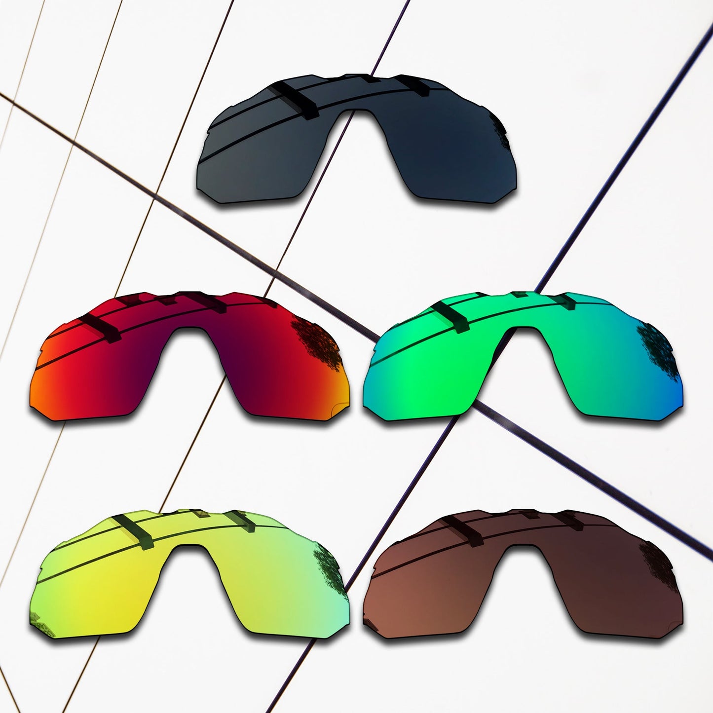 Polarized Replacement Lenses for Oakley Radar EV Advancer Sunglasses