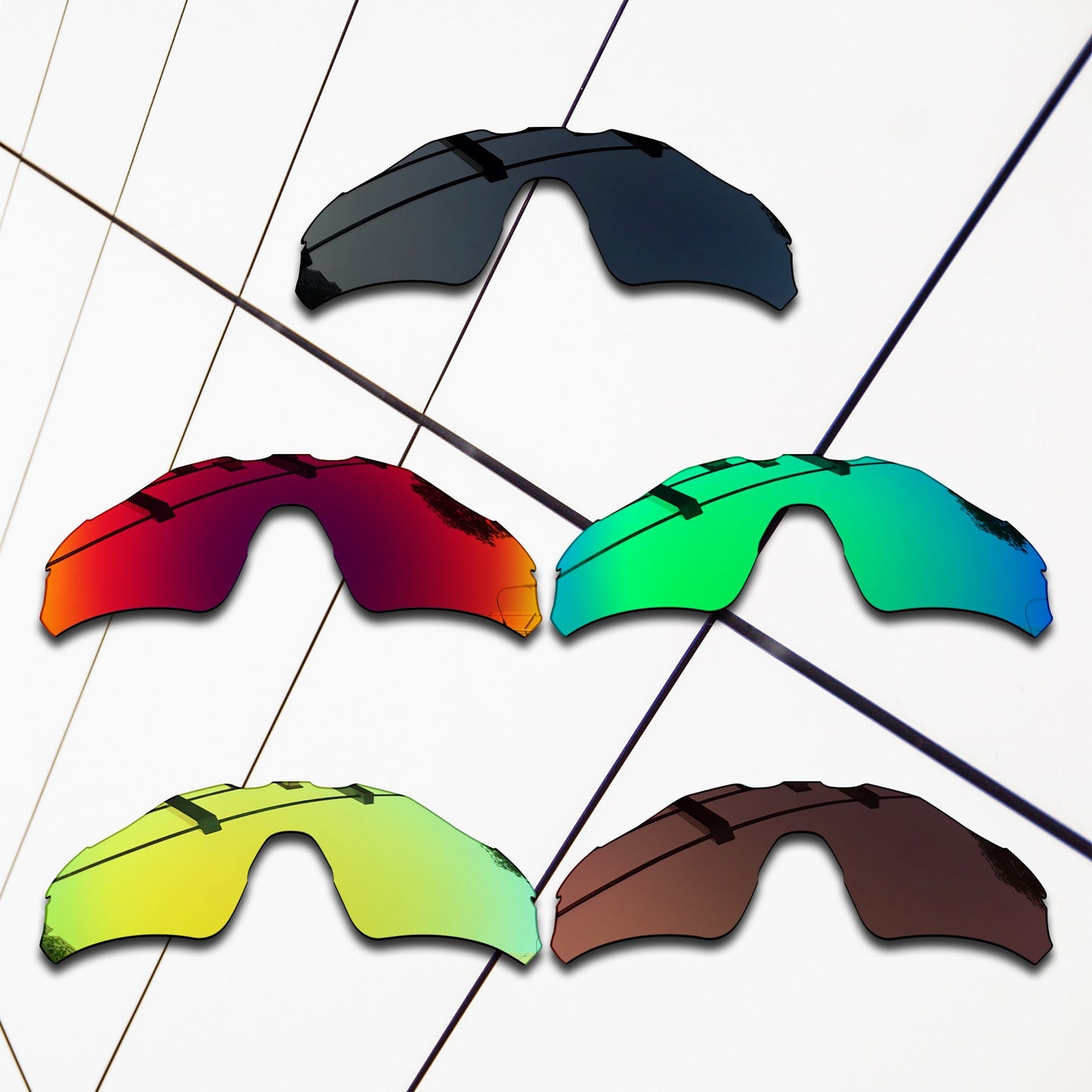 Polarized Replacement Lenses for Oakley Radar EV Path Sunglasses