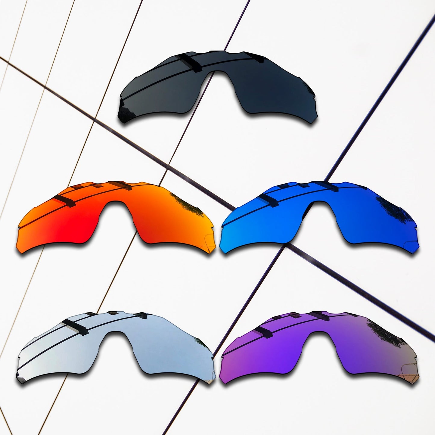 Polarized Replacement Lenses for Oakley Radar EV Path Sunglasses