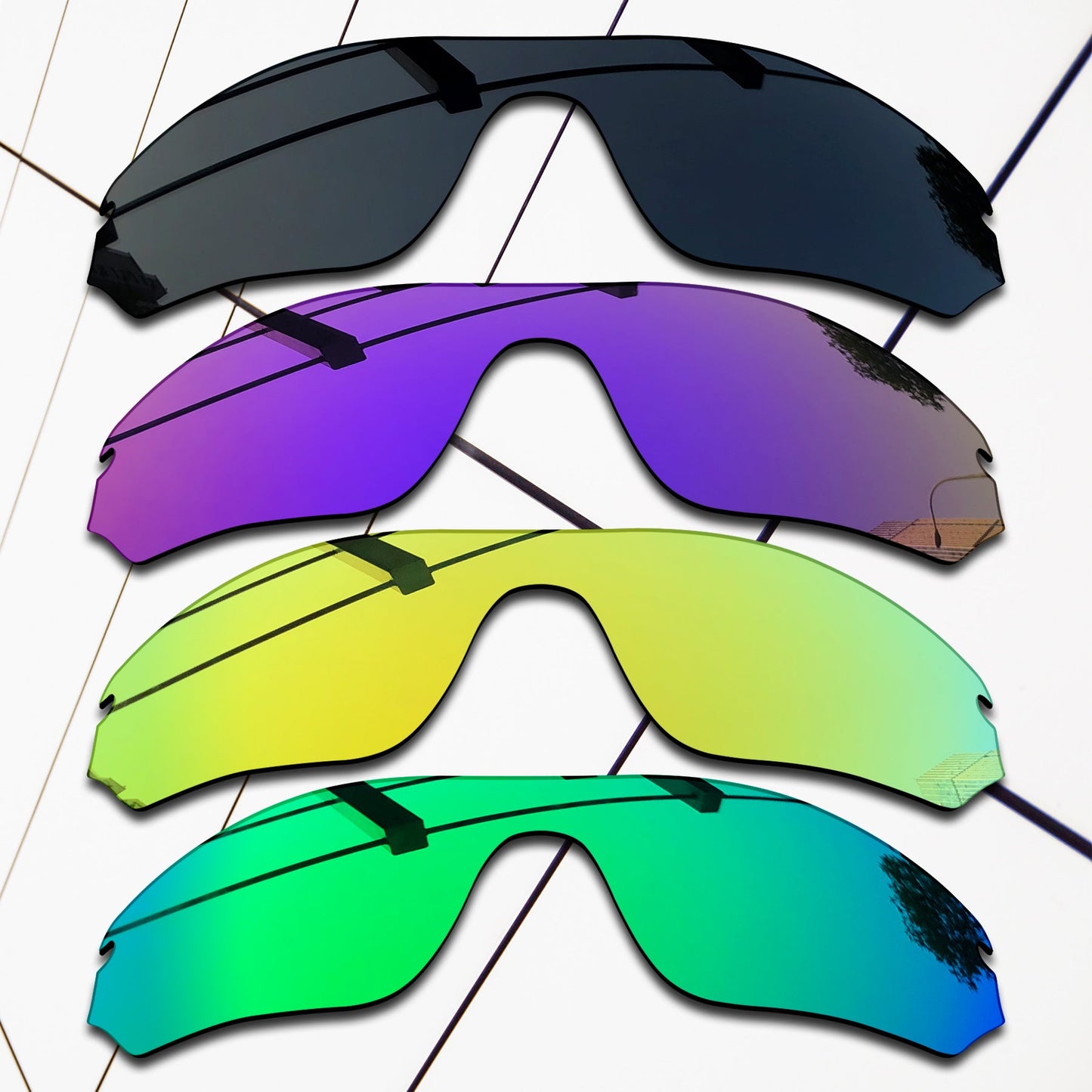 Polarized Replacement Lenses for Oakley Radar Edge Sunglasses