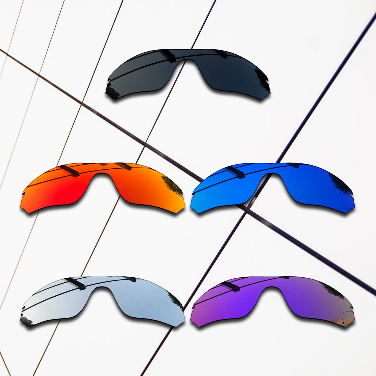 Polarized Replacement Lenses for Oakley Radar Edge Sunglasses