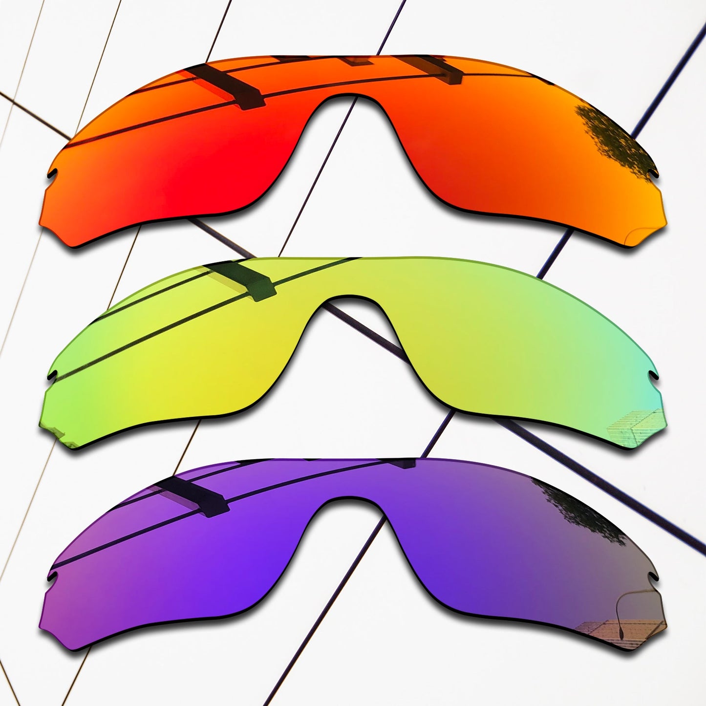 Polarized Replacement Lenses for Oakley Radar Edge Sunglasses