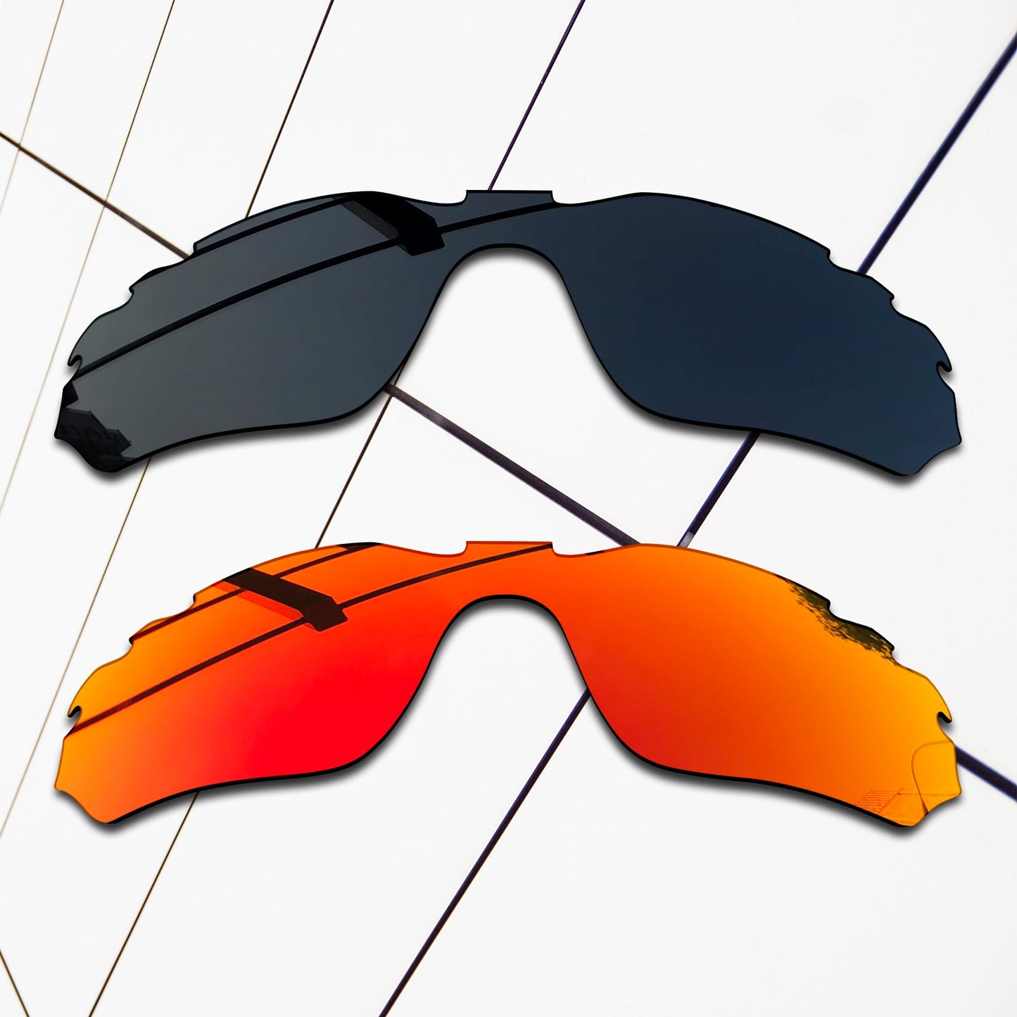 Polarized Replacement Lenses for Oakley Radar Edge Vented Sunglasses