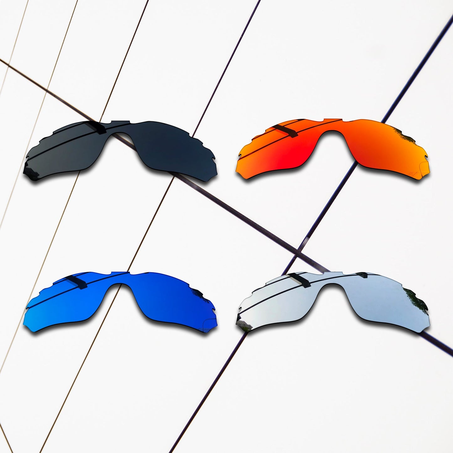 Polarized Replacement Lenses for Oakley Radar Edge Vented Sunglasses