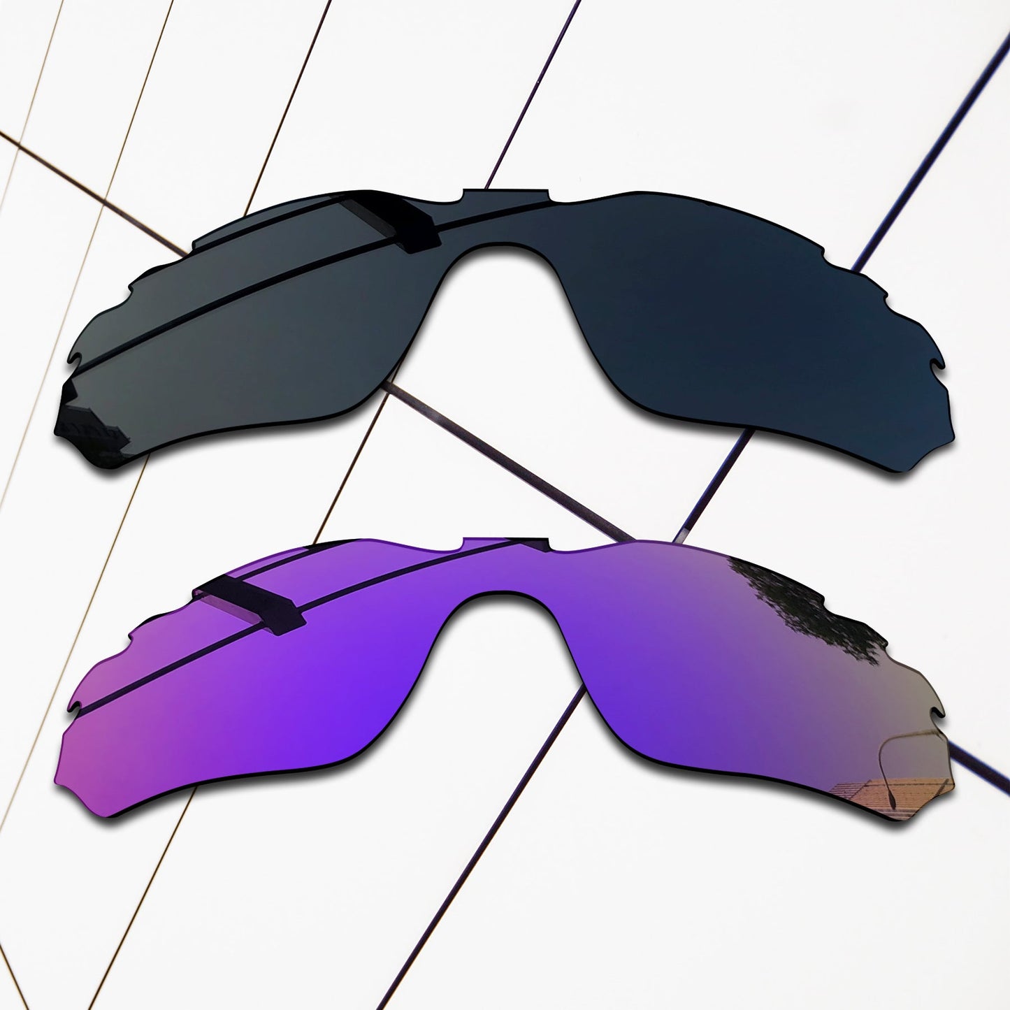 Polarized Replacement Lenses for Oakley Radar Edge Vented Sunglasses