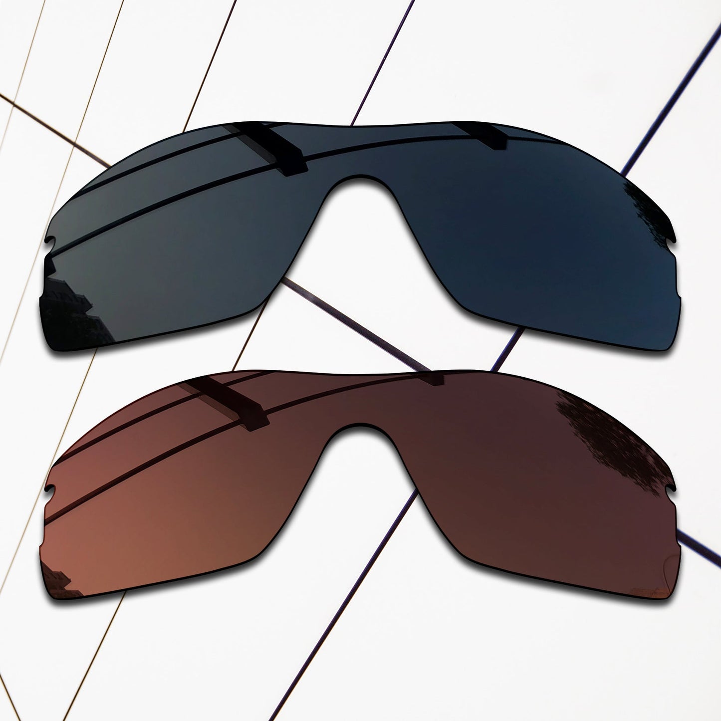 Polarized Replacement Lenses for Oakley Radar Pitch Sunglasses