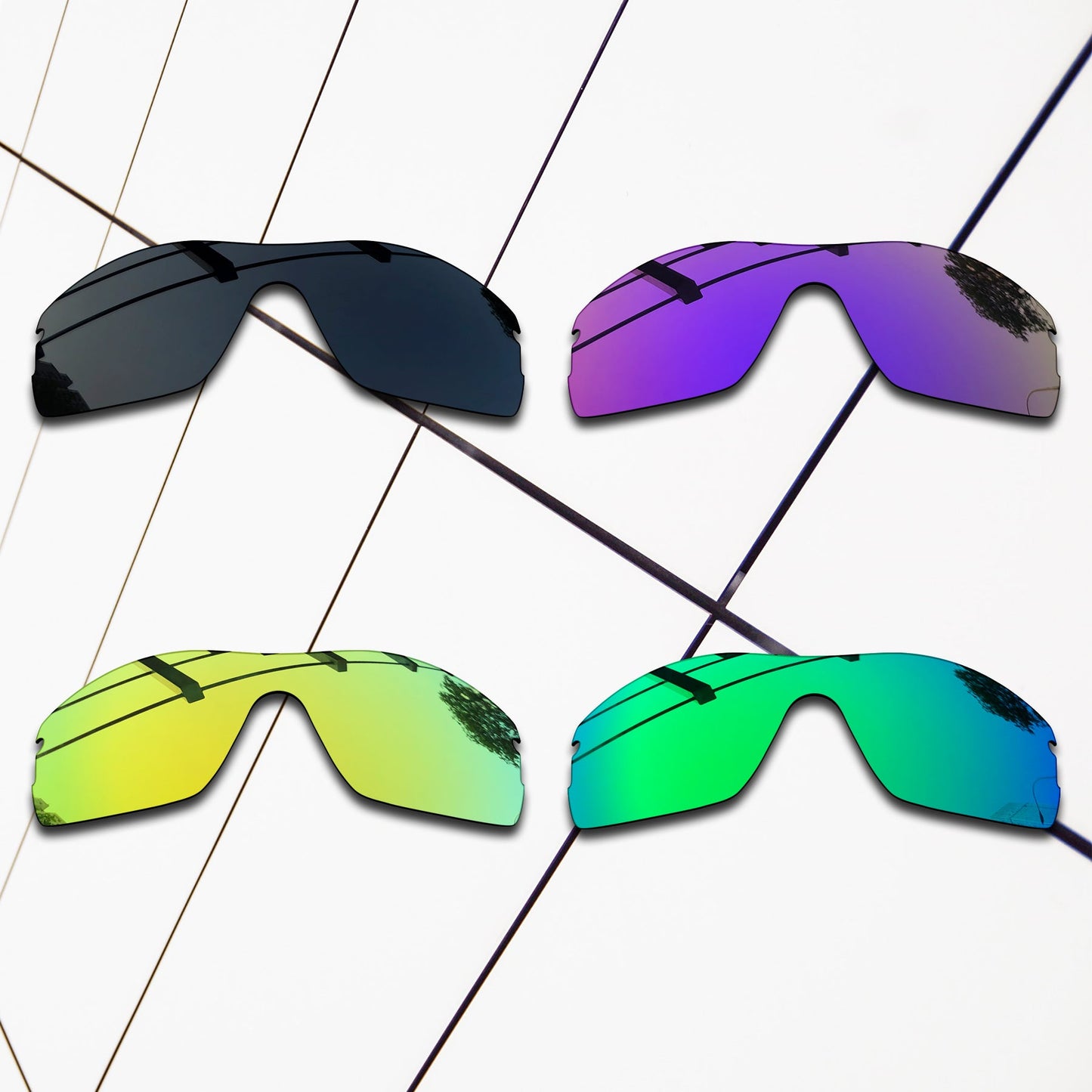 Polarized Replacement Lenses for Oakley Radar Pitch Sunglasses