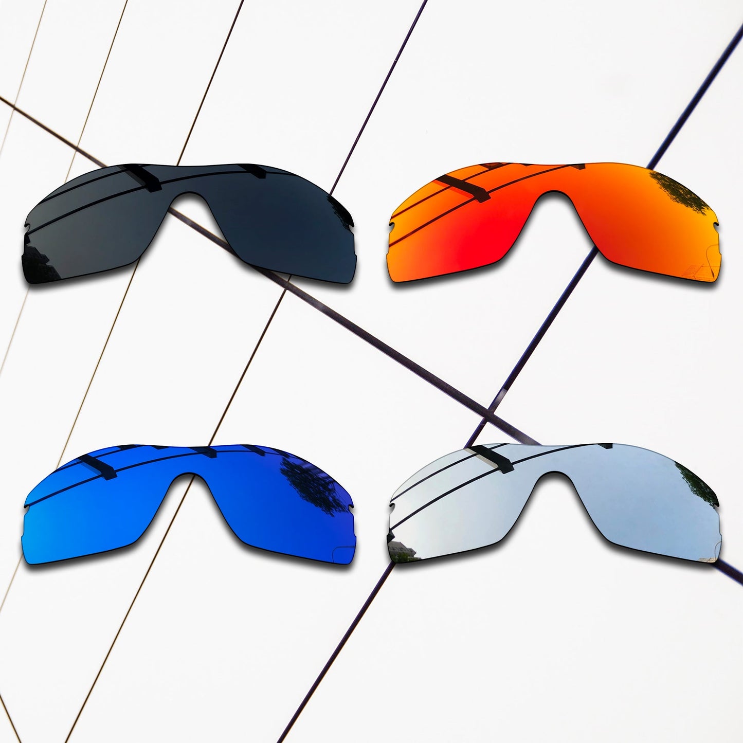 Polarized Replacement Lenses for Oakley Radar Pitch Sunglasses