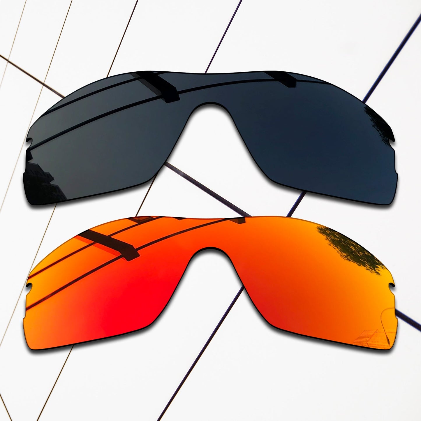 Polarized Replacement Lenses for Oakley Radar Pitch Sunglasses