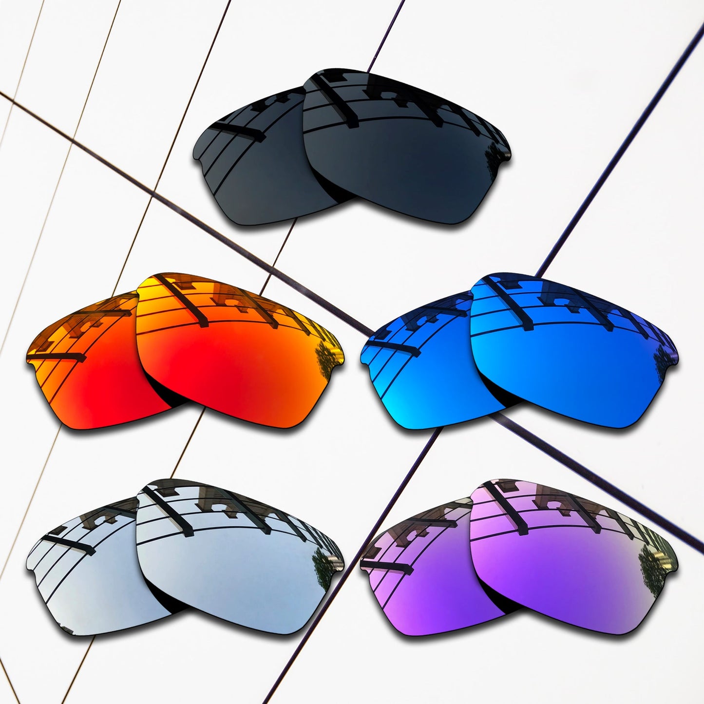 Polarized Replacement Lenses for Oakley Razrwire Sunglasses