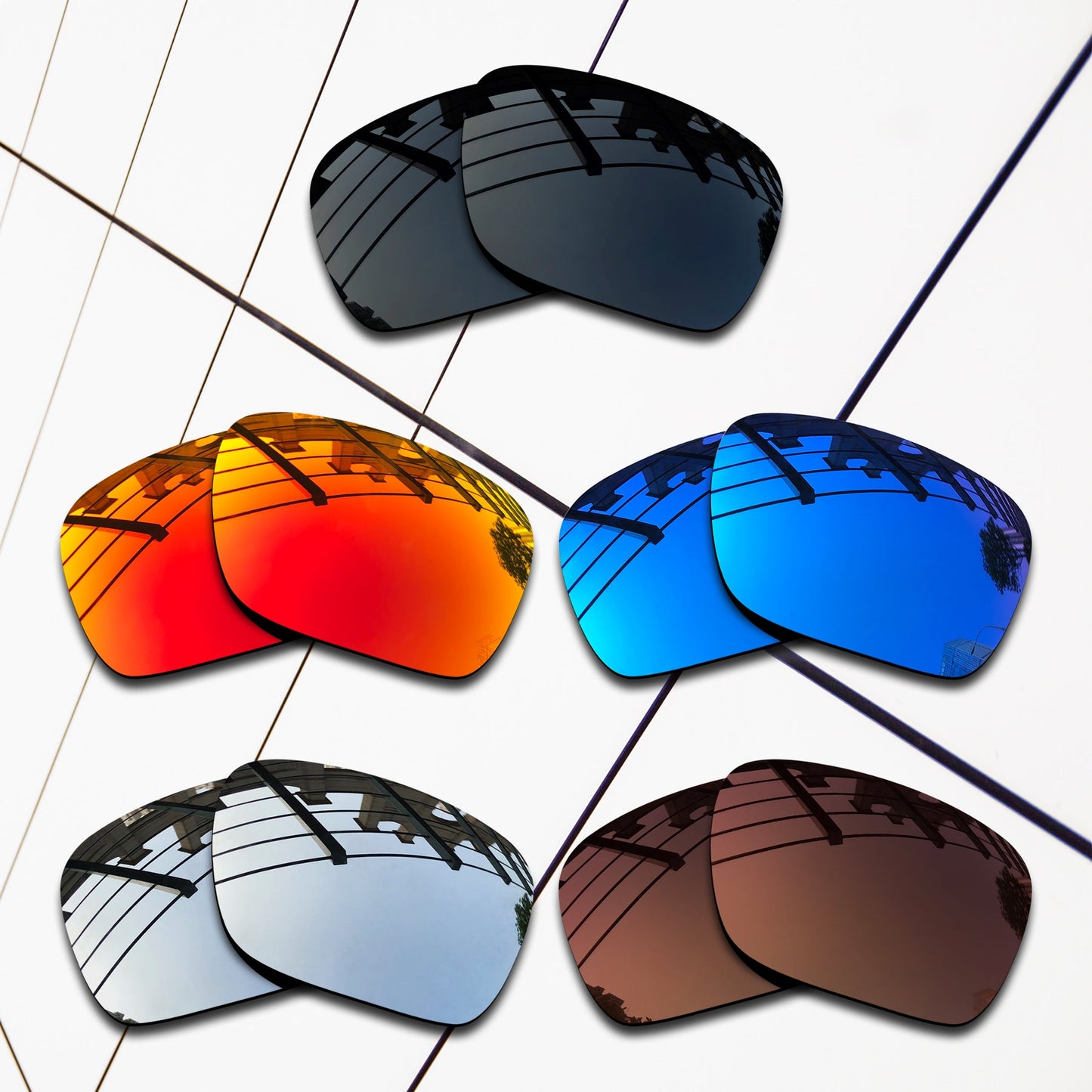 Polarized Replacement Lenses for Oakley Sanctuary Sunglasses