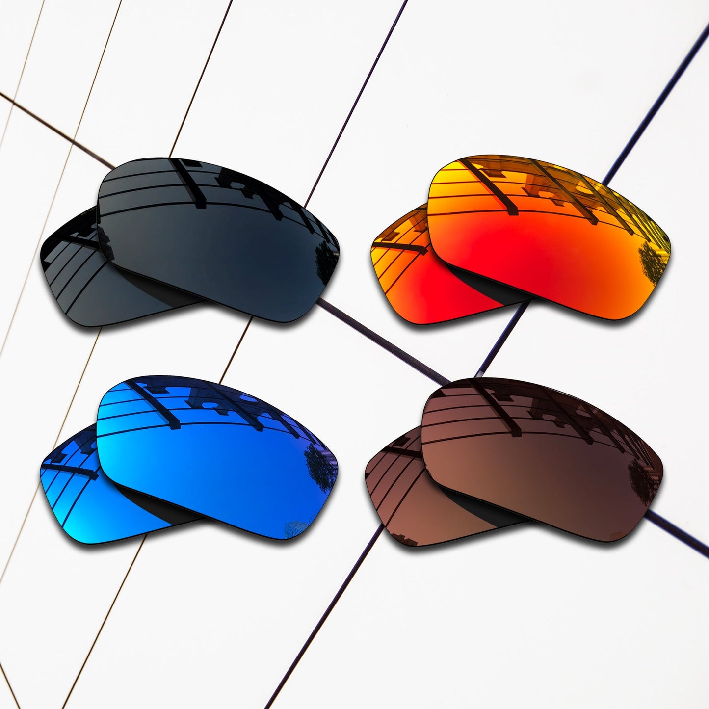 Polarized Replacement Lenses for Oakley Straightlink Sunglasses