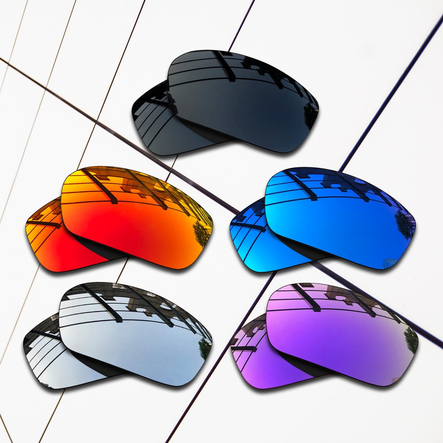 Polarized Replacement Lenses for Oakley Straightlink Sunglasses