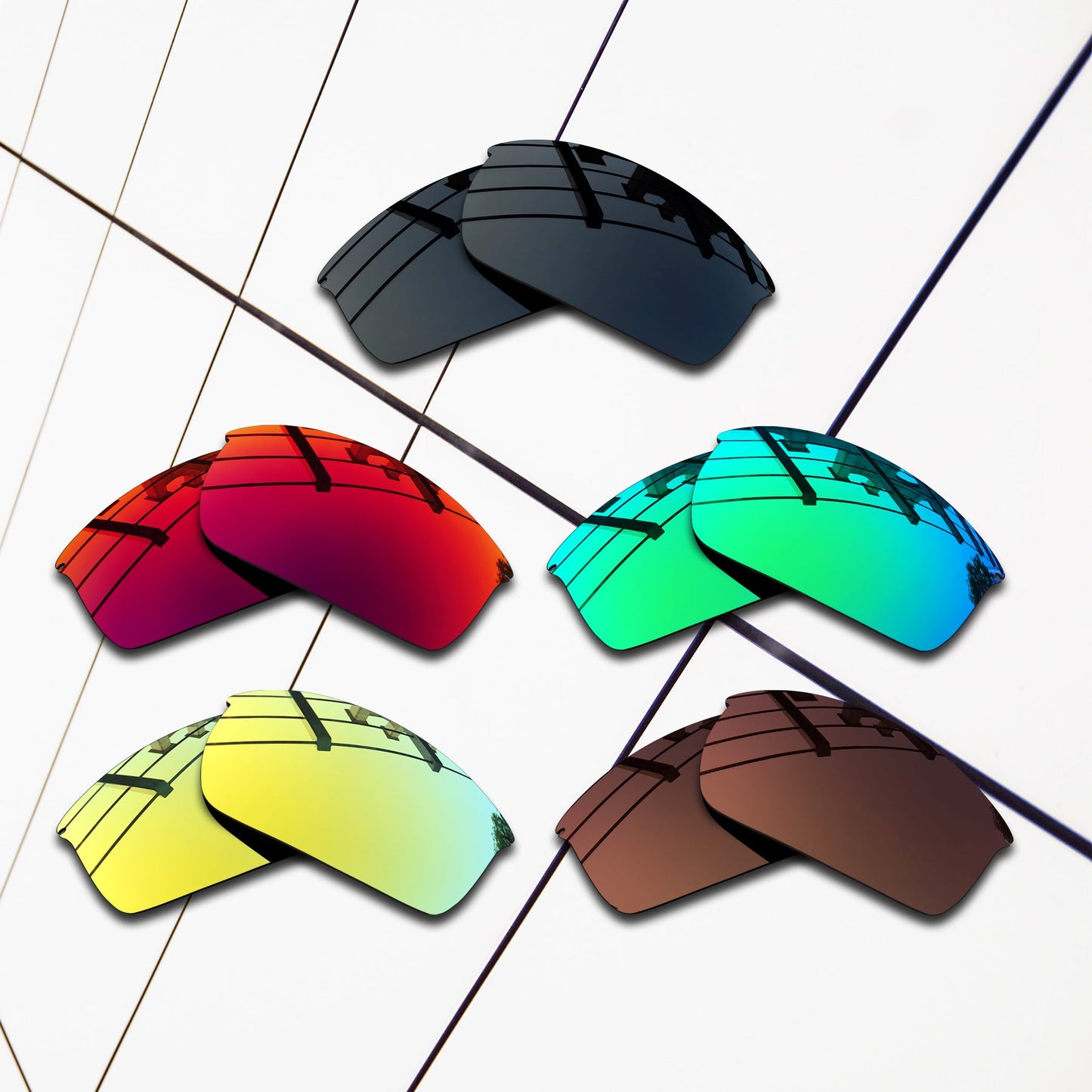 Polarized Replacement Lenses for Oakley WireTap Sunglasses